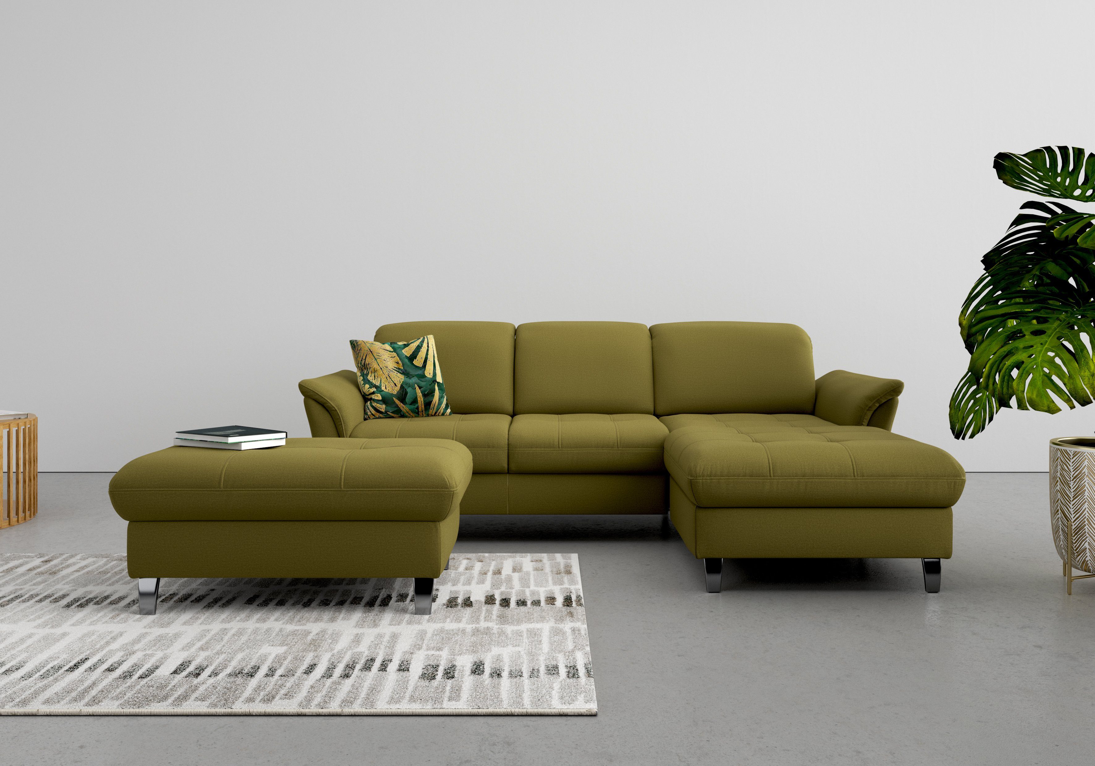 sit&more Hocker met bergruimte Maggiore met bergruimte en moderne metalen poten