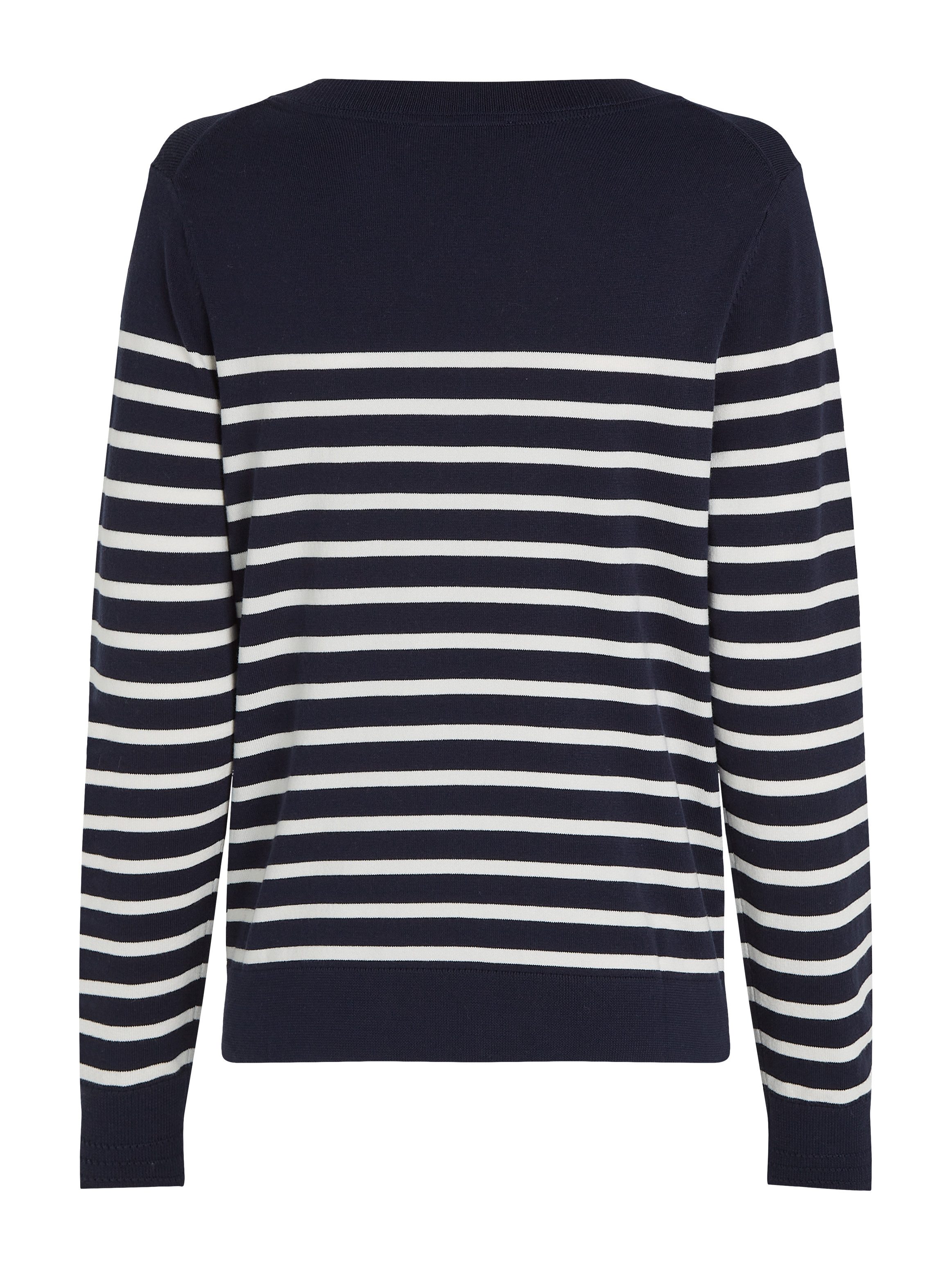 Tommy Hilfiger Trui met V-hals met logoborduursel