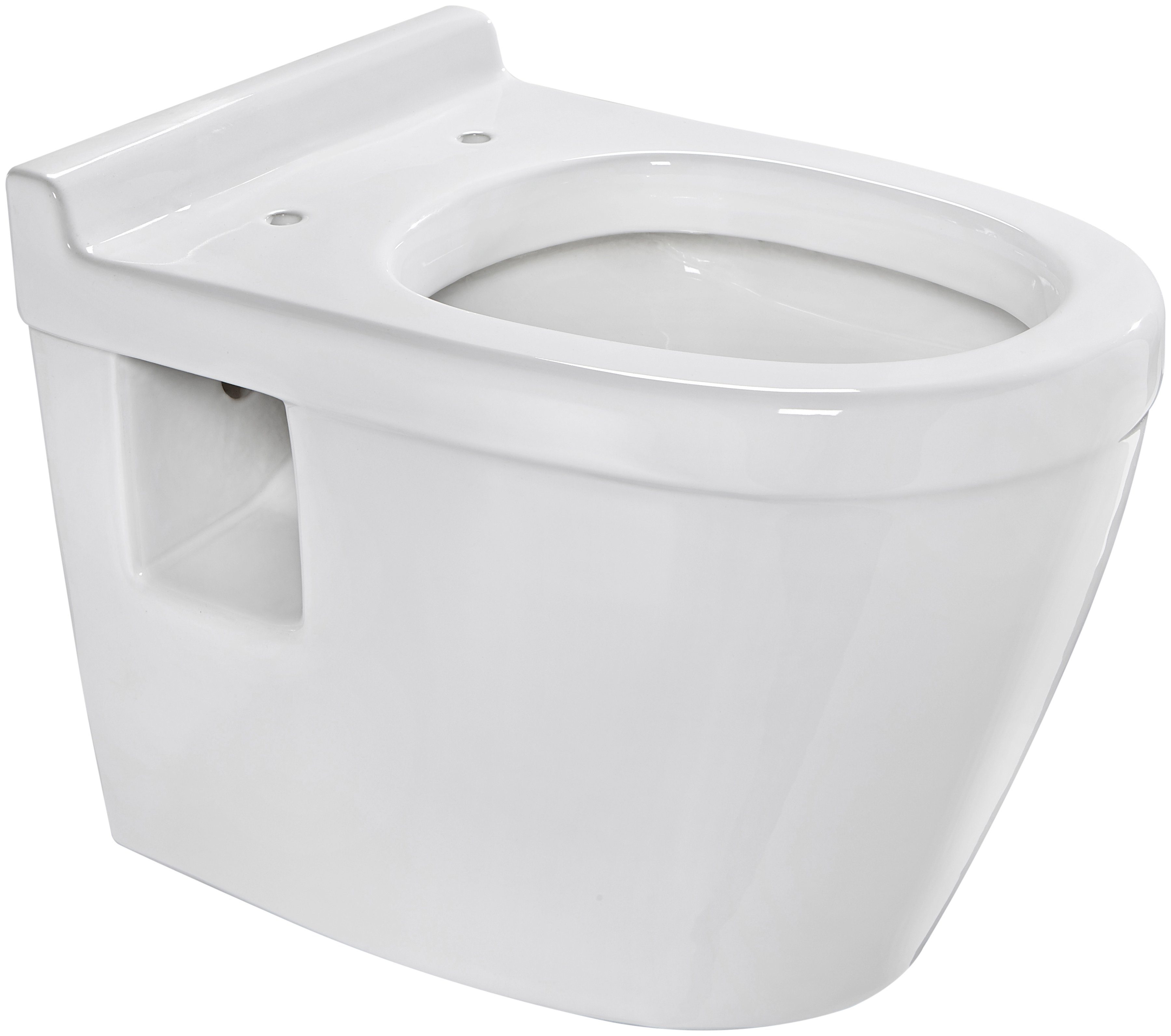 welltime Diepspoeltoilet DOVER randloos toilet van hoogwaardig sanitairkeramiek, incl. toiletzitting (set)