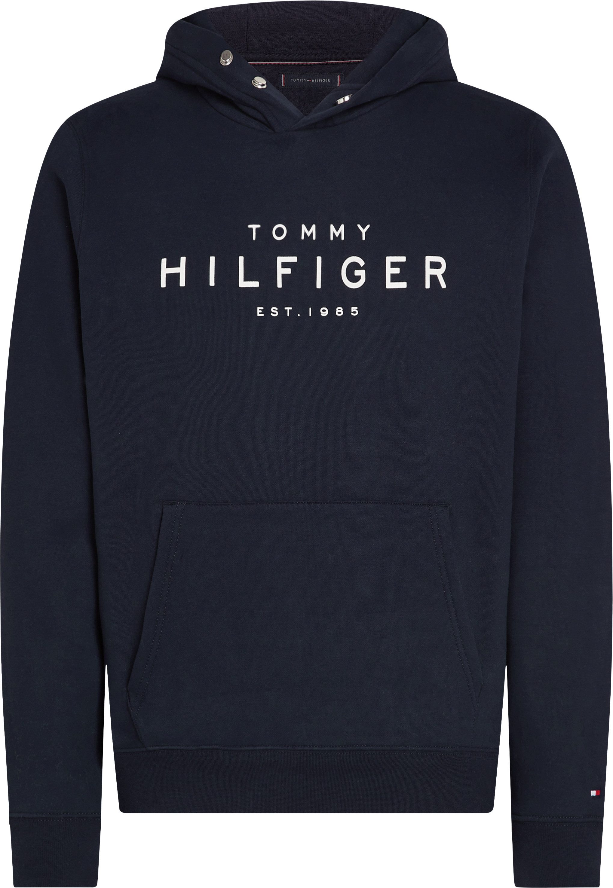 Tommy Hilfiger Sweatshirt BT- HOODY-B in grote maten logoborduring