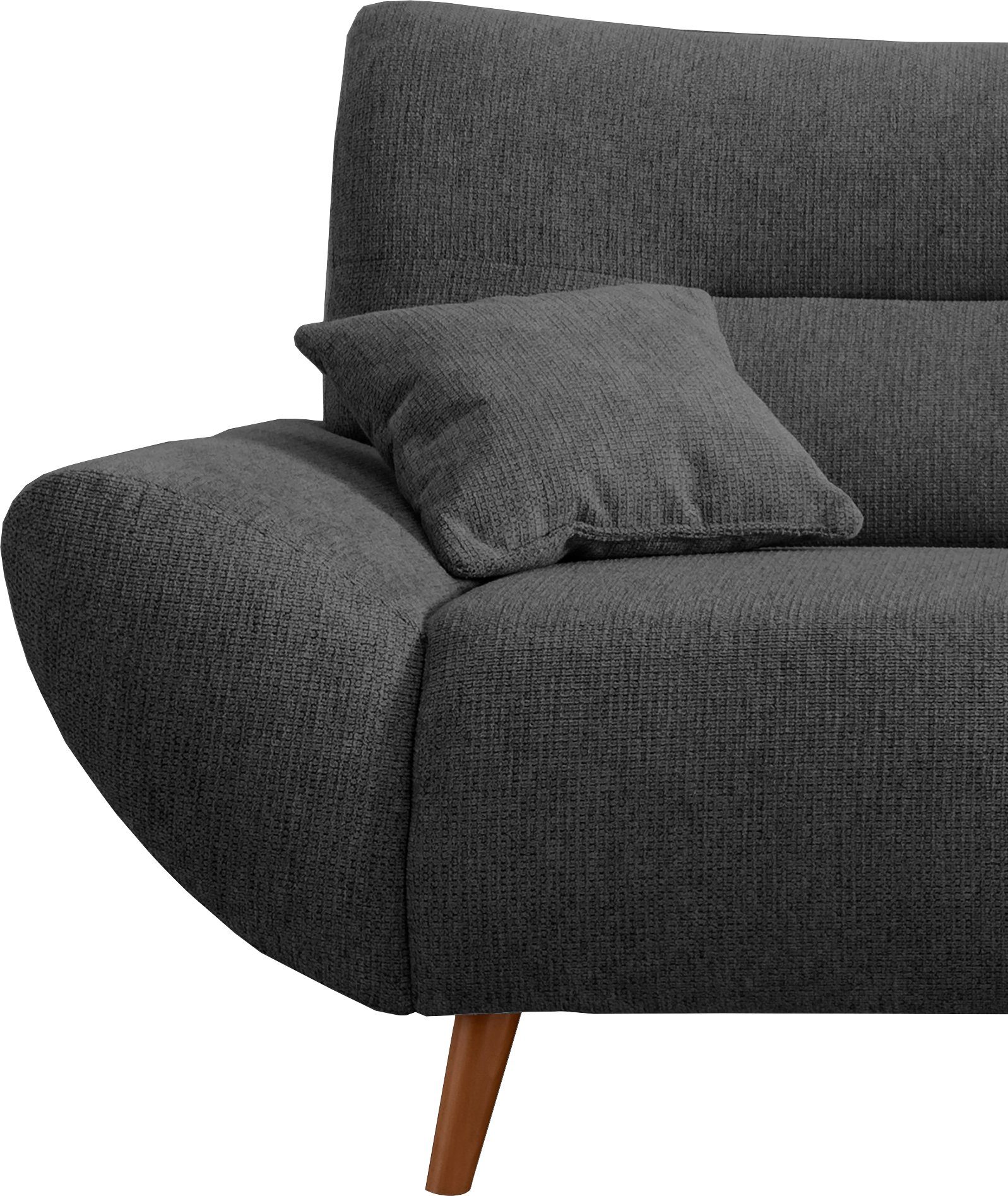 INOSIGN Zithoek Drago elegant en tijdloos, comfortabel, moderne vormtaal leverbaar als fauteuil/hoekbank, diverse stoffen, incl. 2 sierkussens (set, 3-delig)
