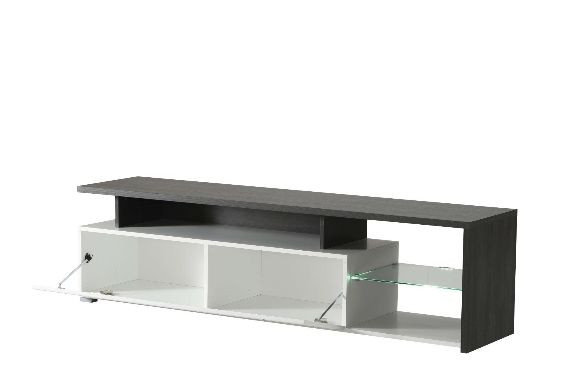 INOSIGN Tv-meubel Arctic TV-Board TV-kast, Br. 170 cm, met en zonder LED-verlichting, front met frezing