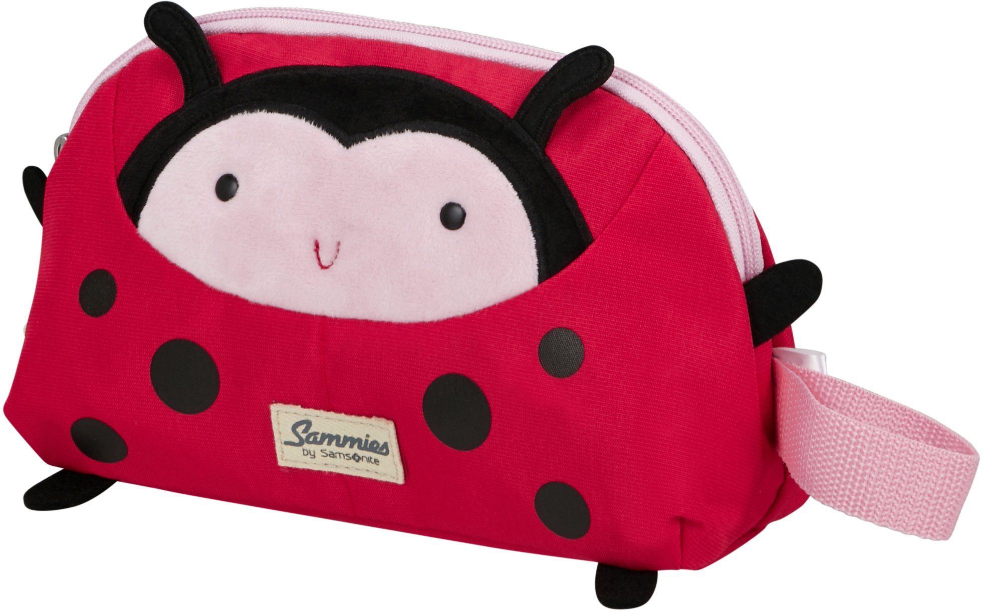 Samsonite Toilettas Happy Sammies ECO Ladybug Lally Reis etui voor kinderen van gerecycled materiaal