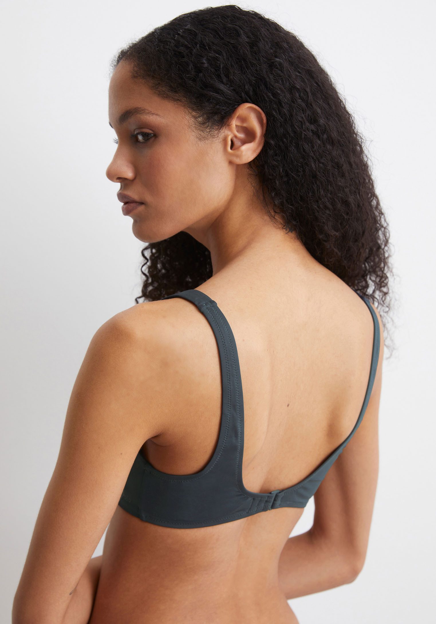 Marc O'Polo Beugelloze-bh Summer stripes met strakke snit