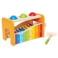 hape speelgoed-muziekinstrument xylofoon spel voor xylofoon en hamer multicolor