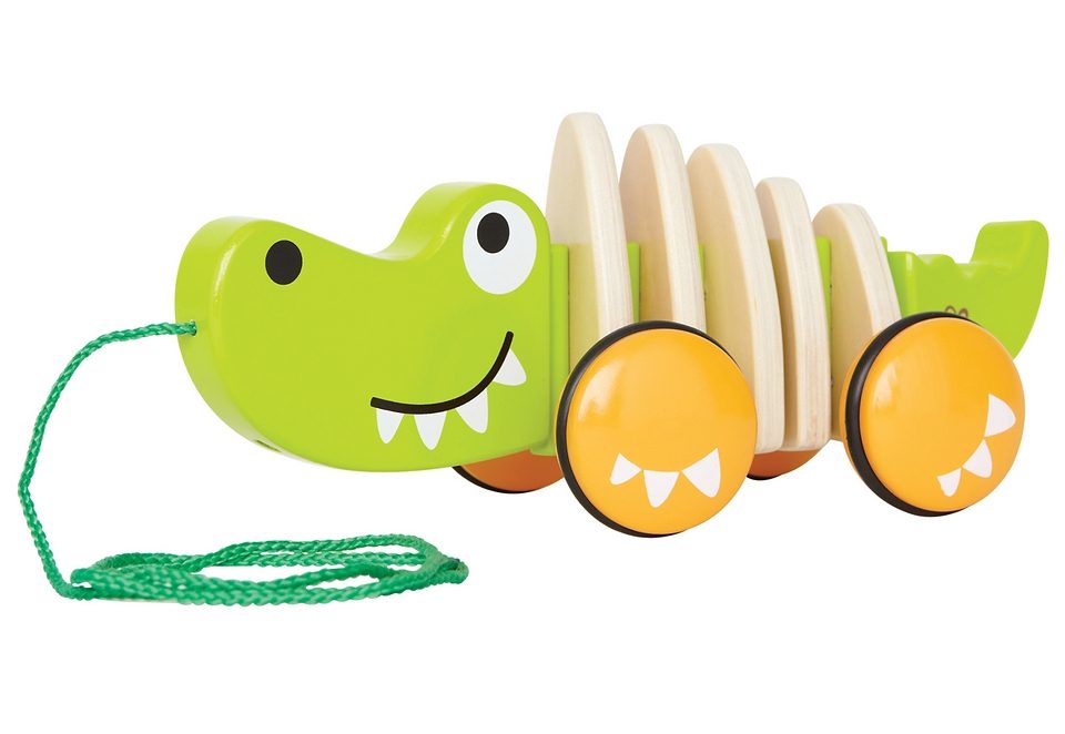 Hape Trekdier Croc Bevordert fijne motoriek, coördinatie en voorstellingsvermogen