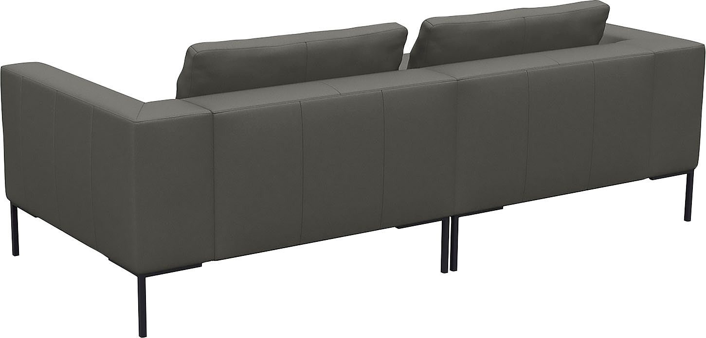 FLEXLUX Hoekbank Loano, super comfortabel zitcomfort door koudschuim in de zitting, L-vorm