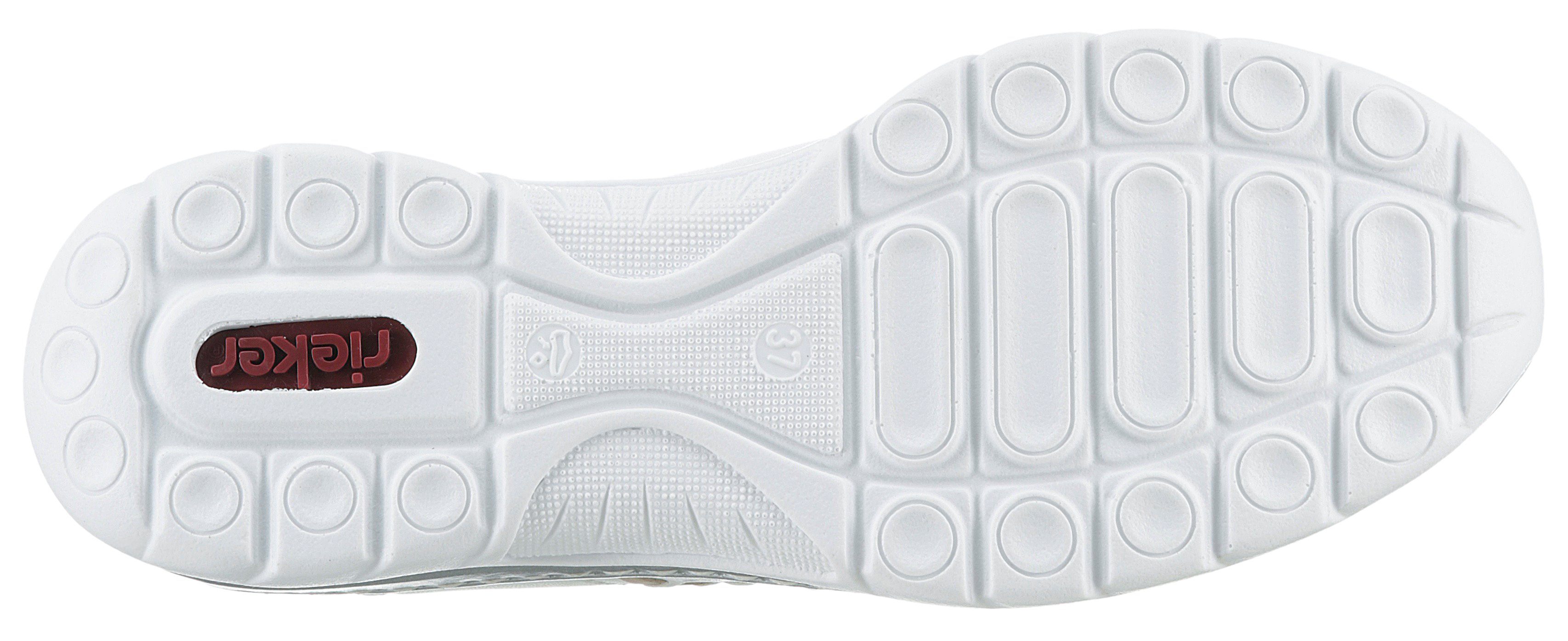 Rieker Slip-on sneakers Slipper, instapschoen, vrijetijdsschoen 150 jaar RIEKER jubileumartikel