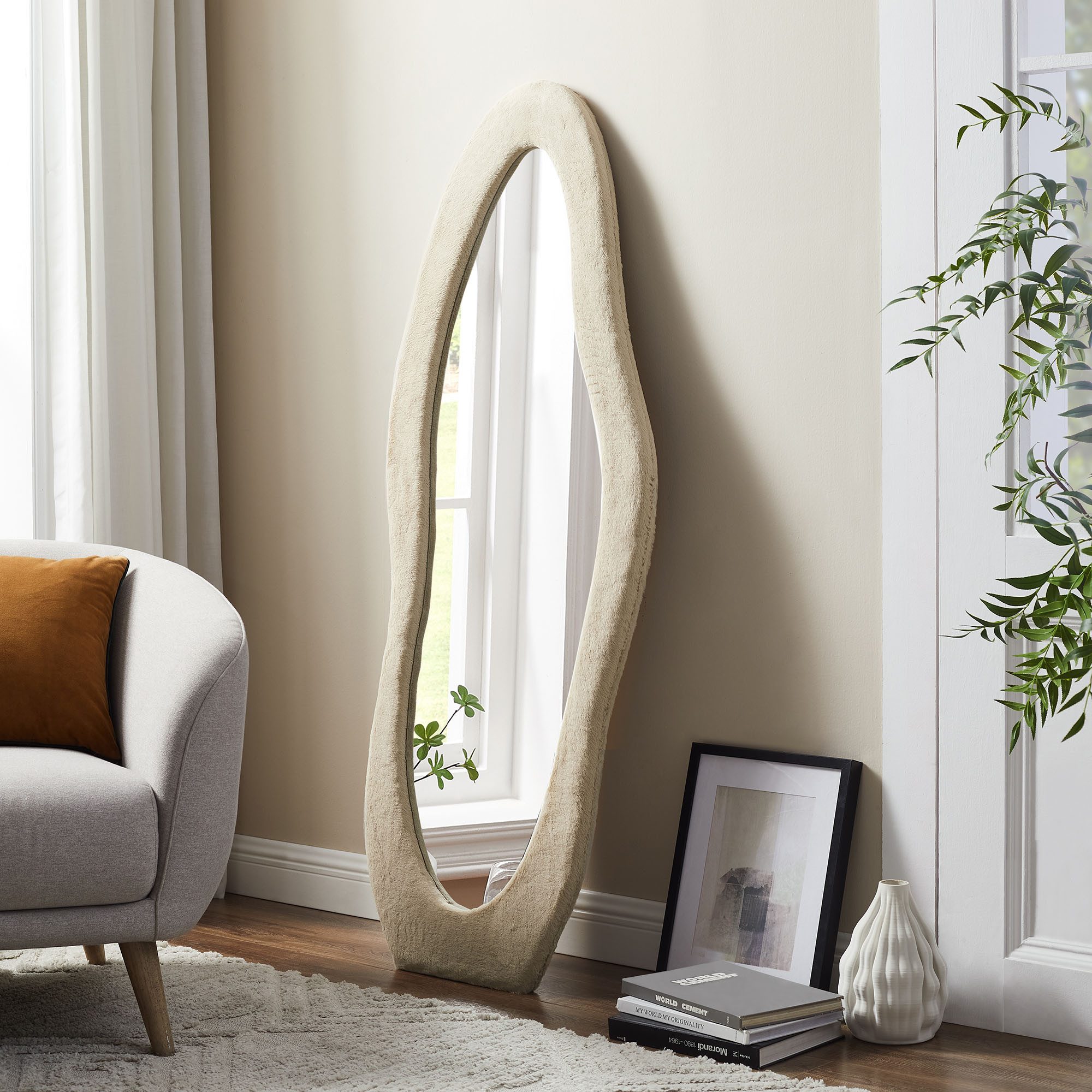 SalesFever Staande spiegel Bristol spiegel, hoogte 160 cm (1 stuk)