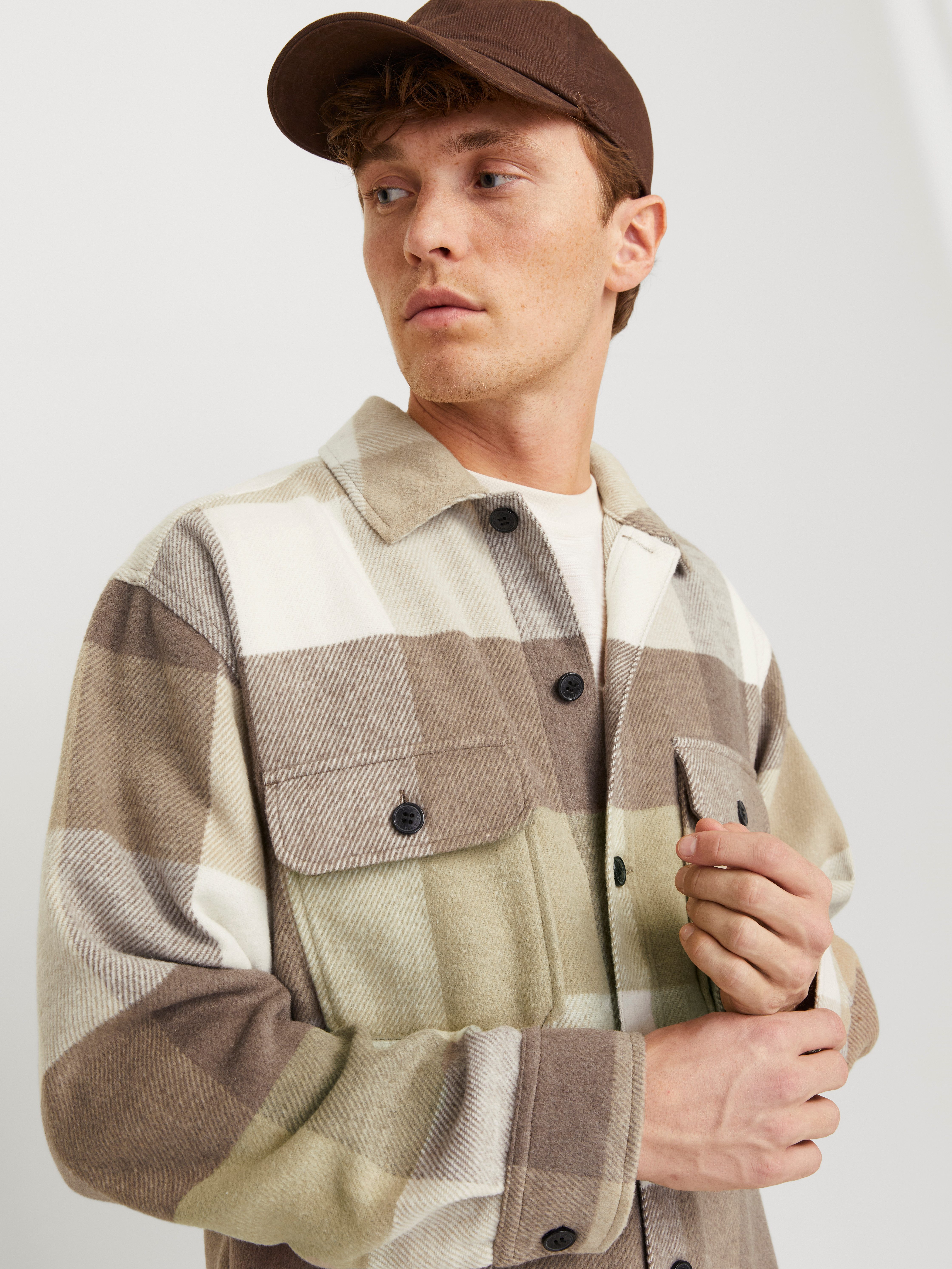 Jack & Jones Overhemd met lange mouwen JJEBRADLEY OLLIE OVERSHIRT LS NOOS