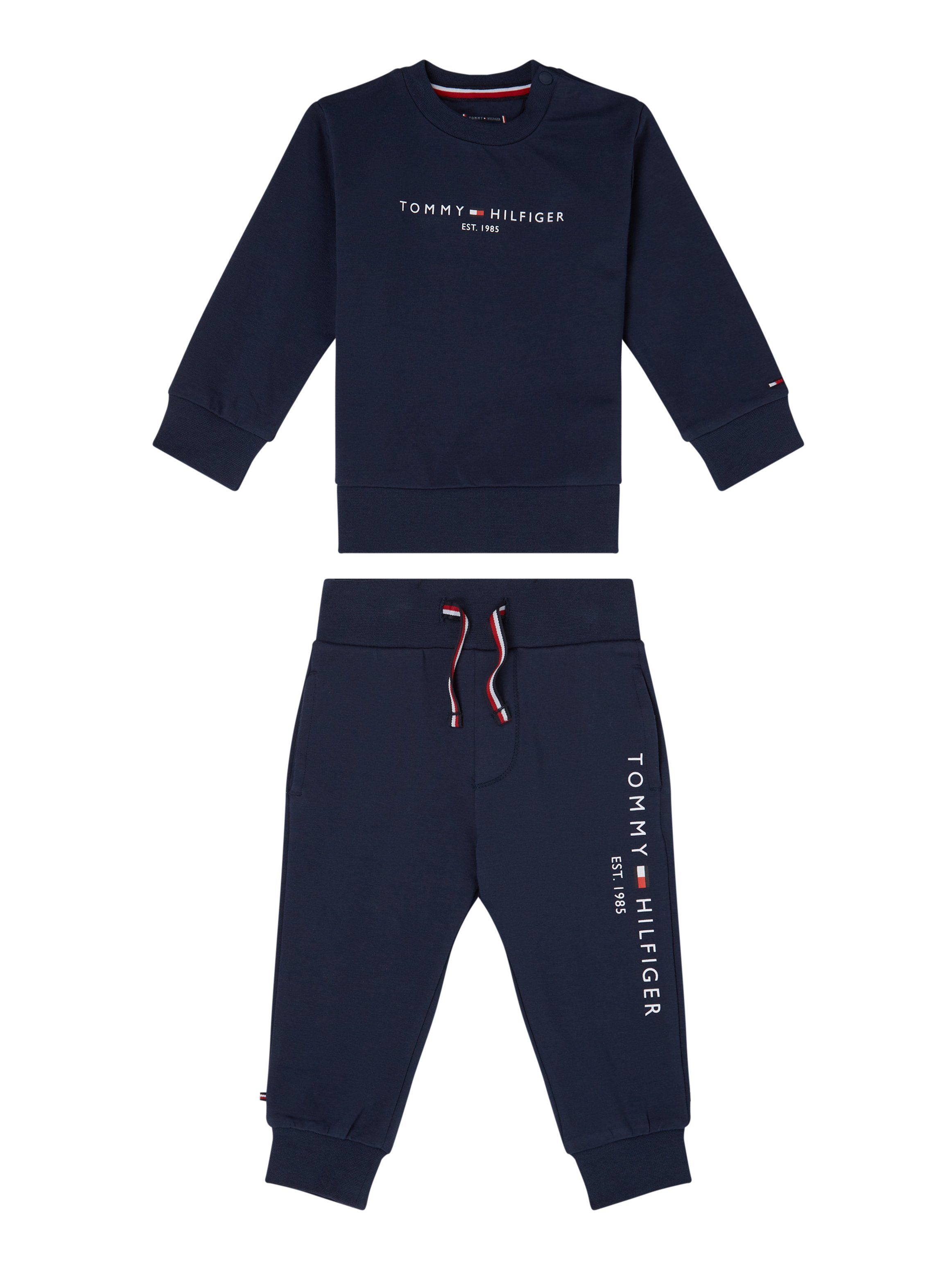 Tommy Hilfiger Shirt & broek BABY ESSENTIAL CREWSUIT (set, 2-delig, 2 stuks)