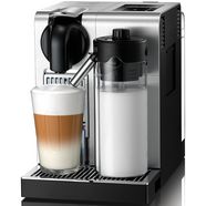 nespresso koffiecapsulemachine lattissima pro en 750.mb van delonghi, silver, inclusief welkomstpakket met 14 capsules zilver