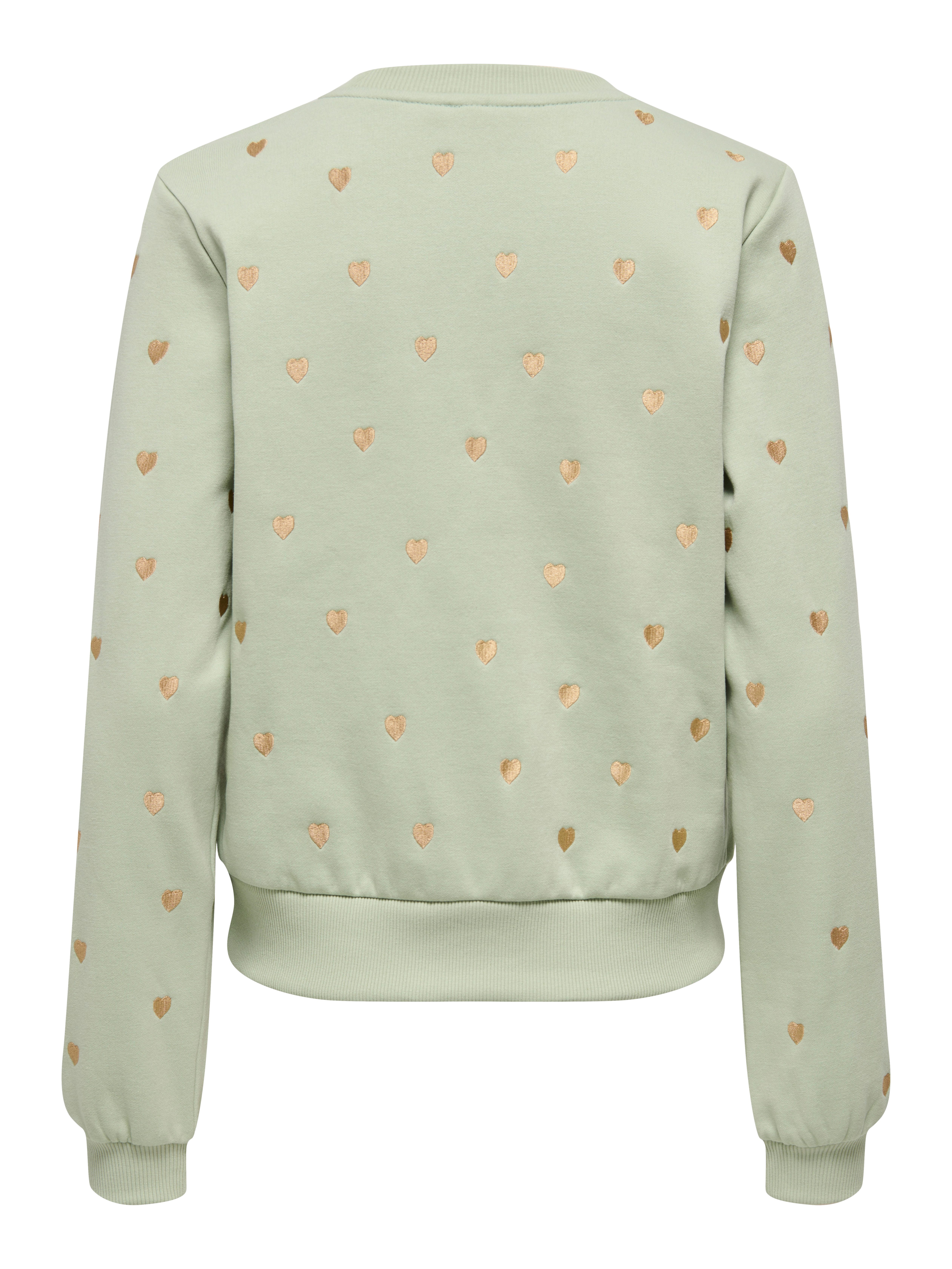 Only Sweatshirt ONLATIKA L/S O-NECK GLITTER EMB. BOX SWT