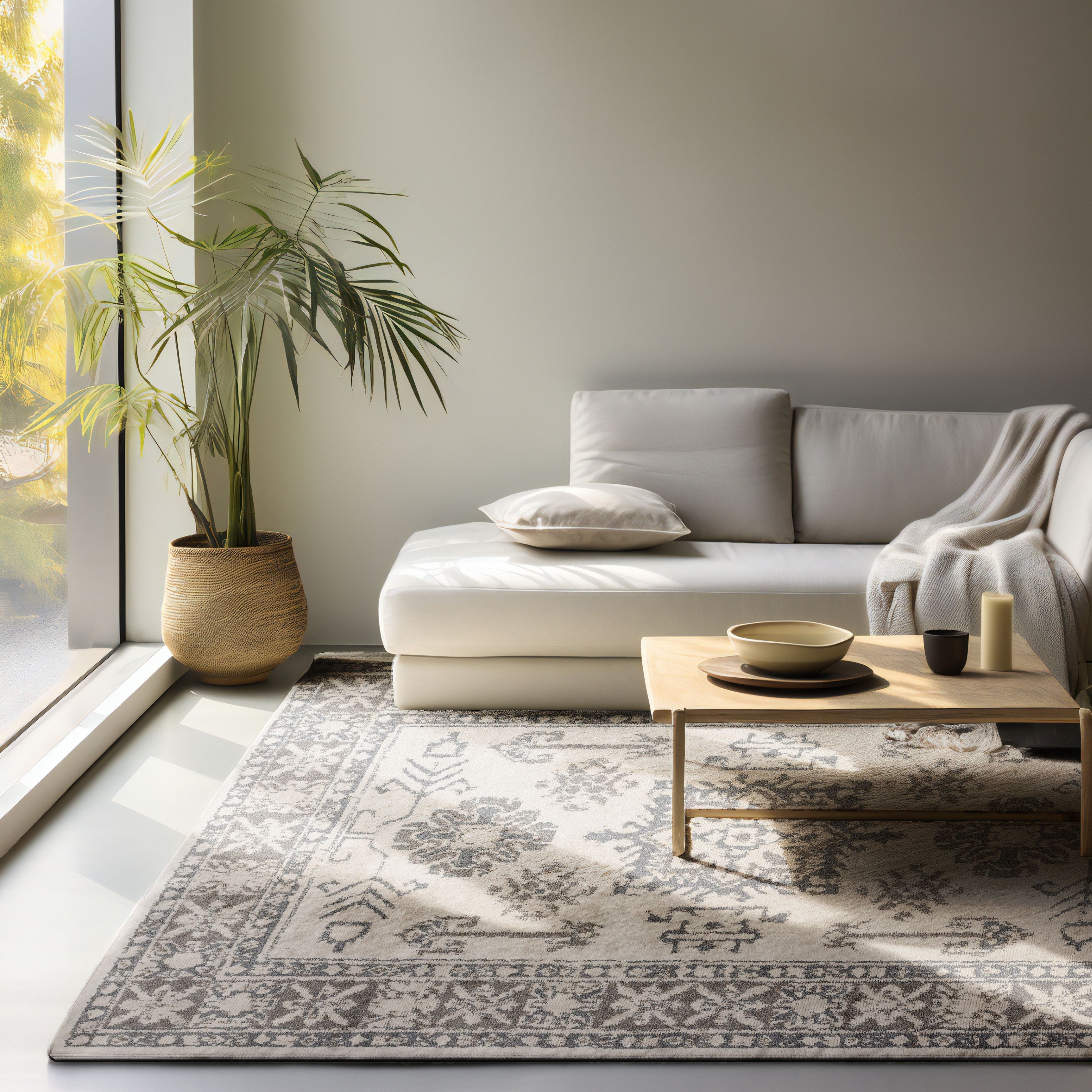 HANSE Home Vloerkleed FLÖDE Orient look, slijtvast, onderhoudsvriendelijk, robuust moderne vloerkleden maat 120 cm x 170 cm x 8 mm beige
