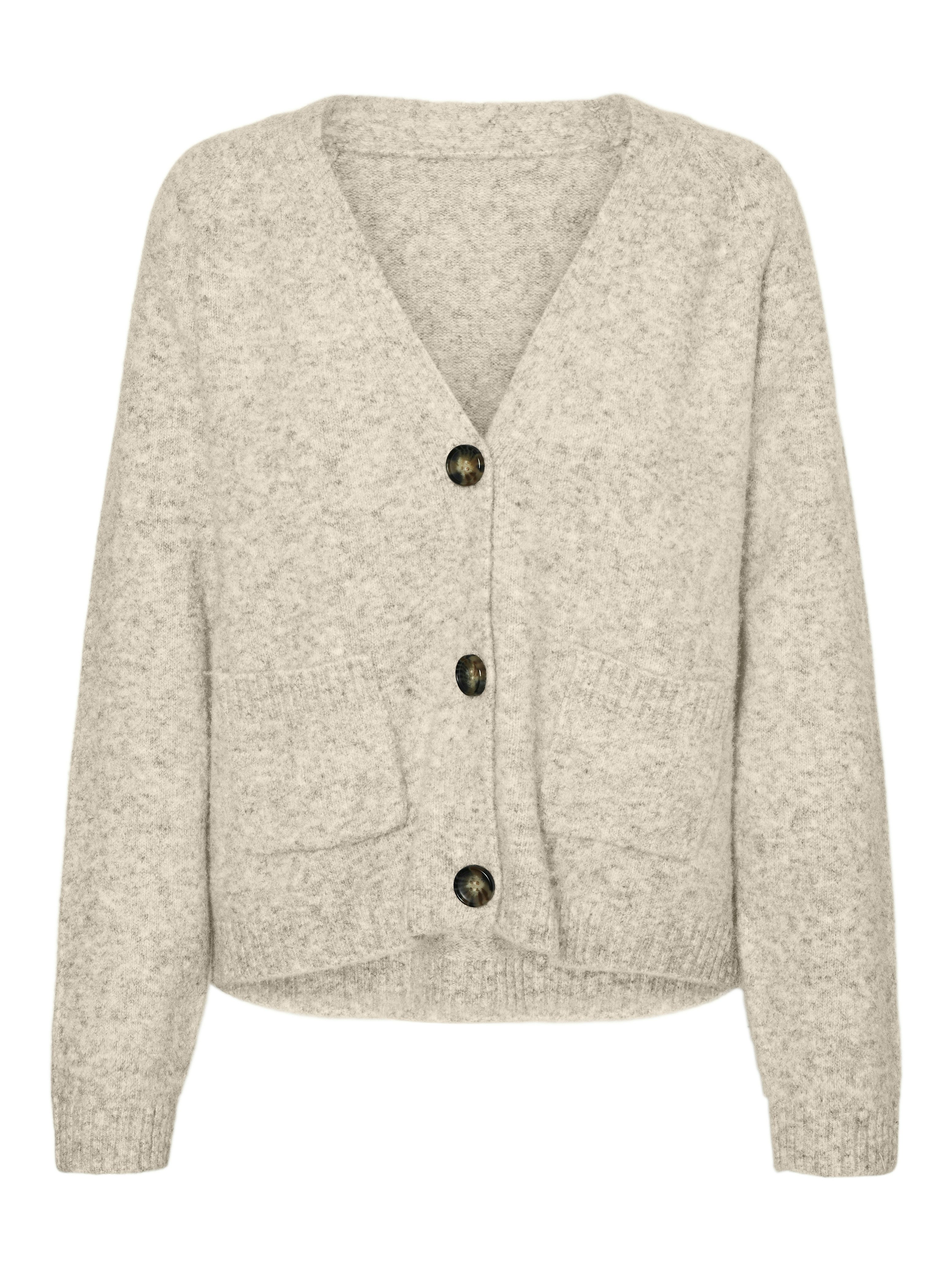 Vero Moda Vest VMBOOM LS V-NECK BUTTON CARDIGAN GA NOOS