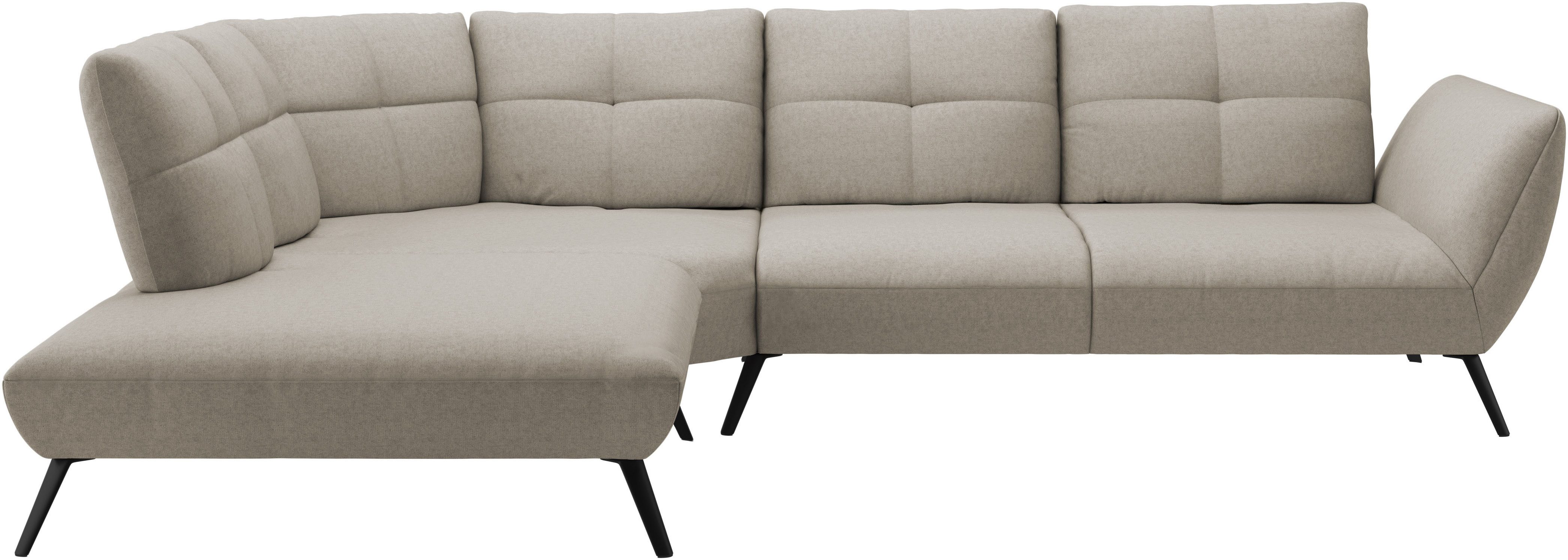 Places of Style Hoekbank Mikado L-vorm incl. zitdiepteverstelling en armleuningverstelling