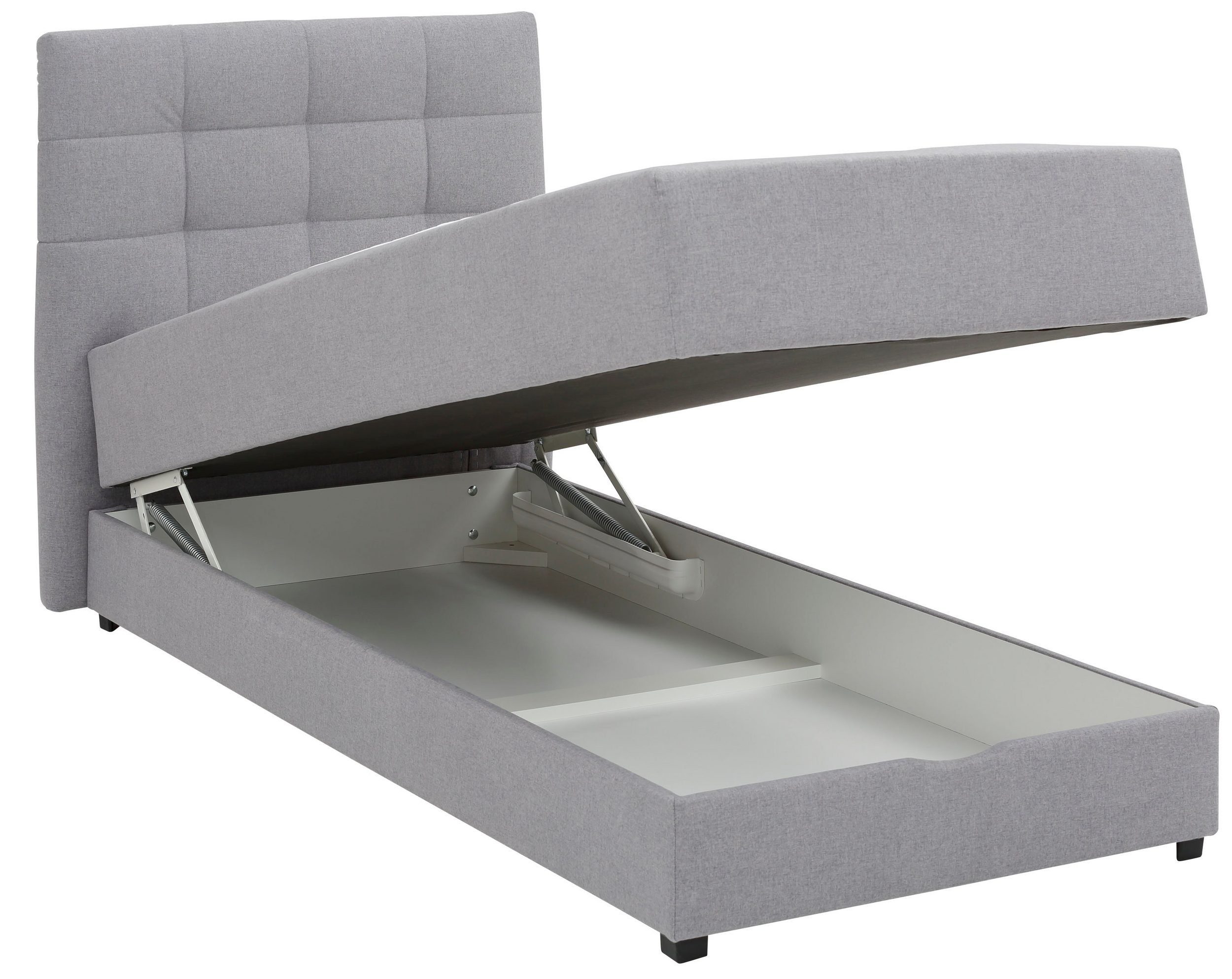 Lüttenhütt Boxspring Mieke incl. bedkist en topmatras, bekleding geïmpregneerd, 2 breedtes