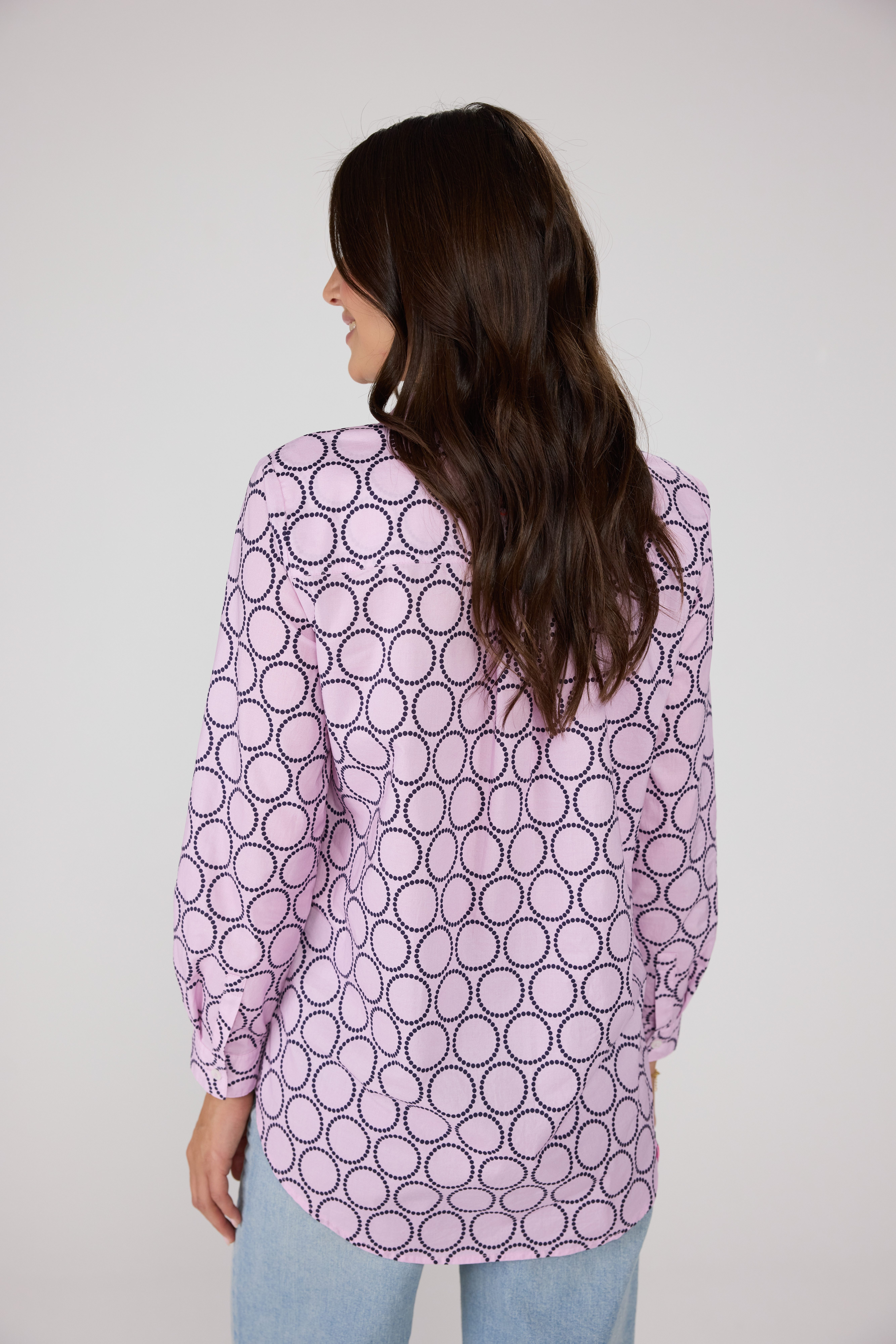 Lieblingsstück Klassieke blouse OceanL met all-over print