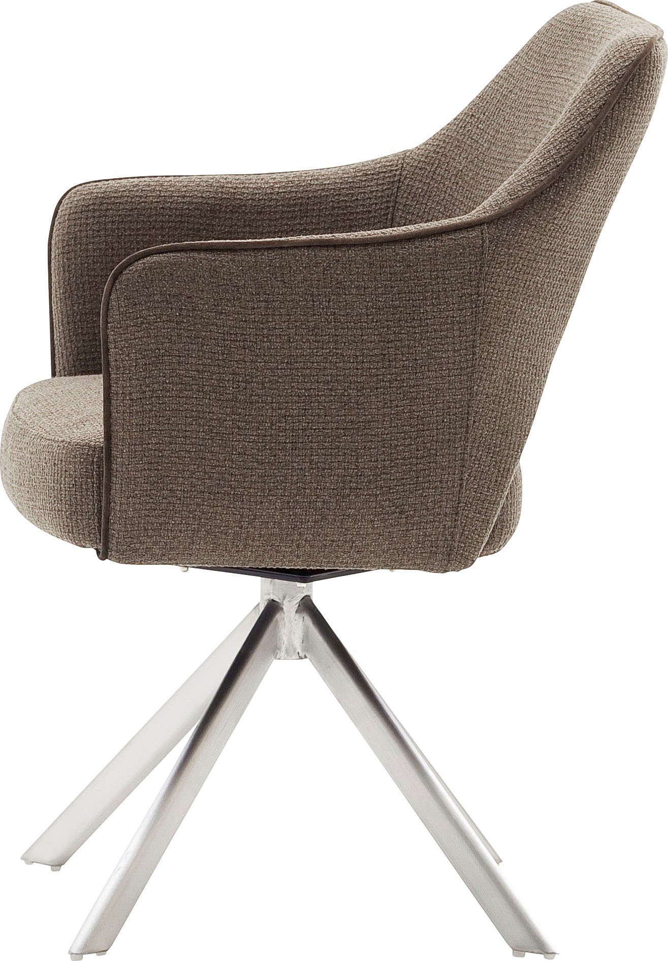 MCA furniture Stoel met 4 poten Tonala (2-set), 180° draaibaar, belastbaarheid 120 kg, zithoogte ca. 49 cm (2 stuks)
