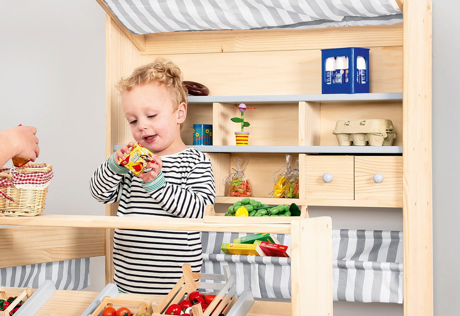 Pinolino® Winkel Marktkraam Lucy, grijs