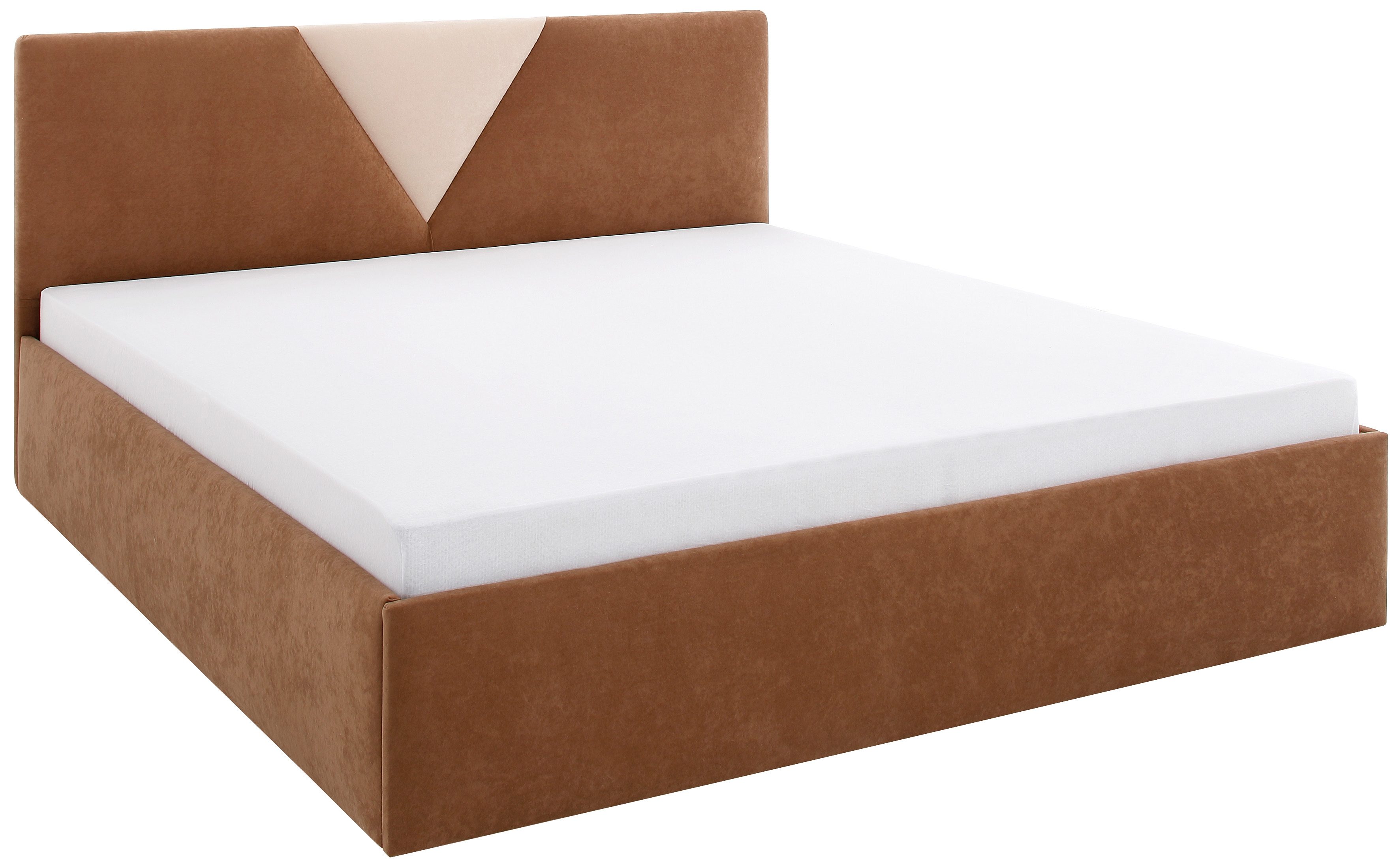 Westfalia Polsterbetten Gestoffeerd bed Malibu met bedkist bij uitvoering met matras