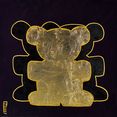 queence artprint op linnen bears iii (1 stuk) goud