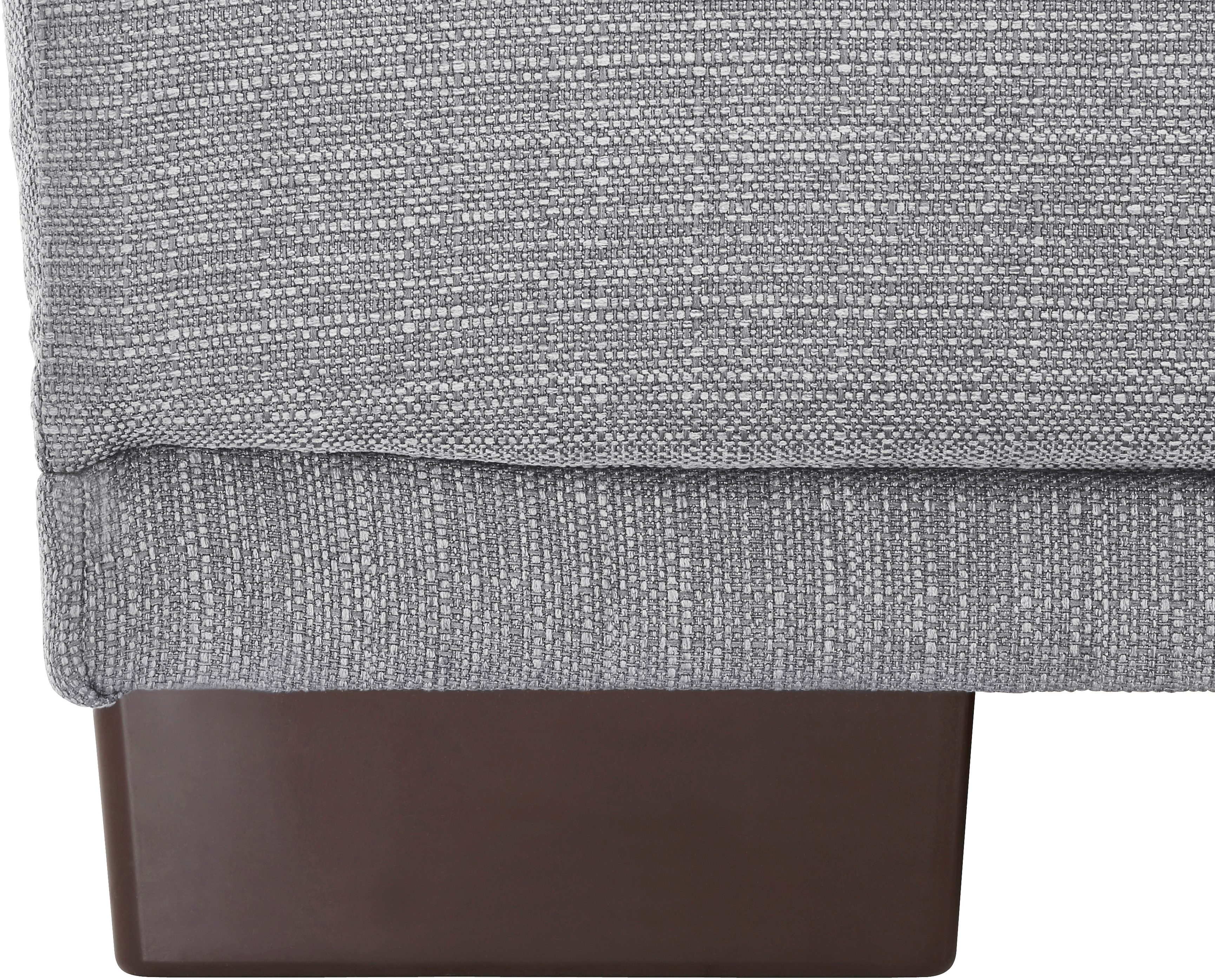 Home affaire Hoekbank BORNHOLM L-vorm met chaise longue, afmetingen B/D/H: 234/162/85 cm Recamiere links of rechts bestelbaar, golfvering, inclusief 2 kussens