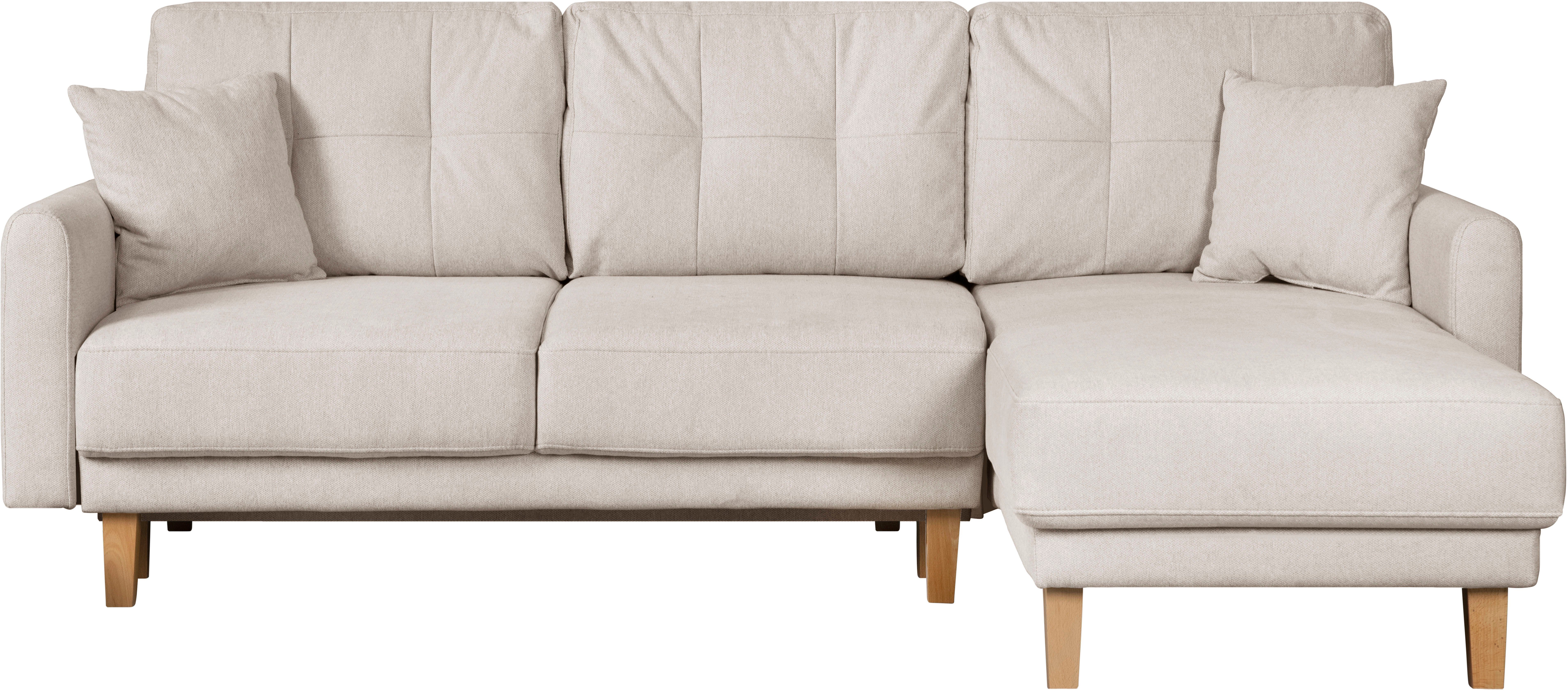 Home affaire Hoekbank TRIPLO optionele slaapbank met bedlade, afmetingen B/D/H: 234/164/89 cm
