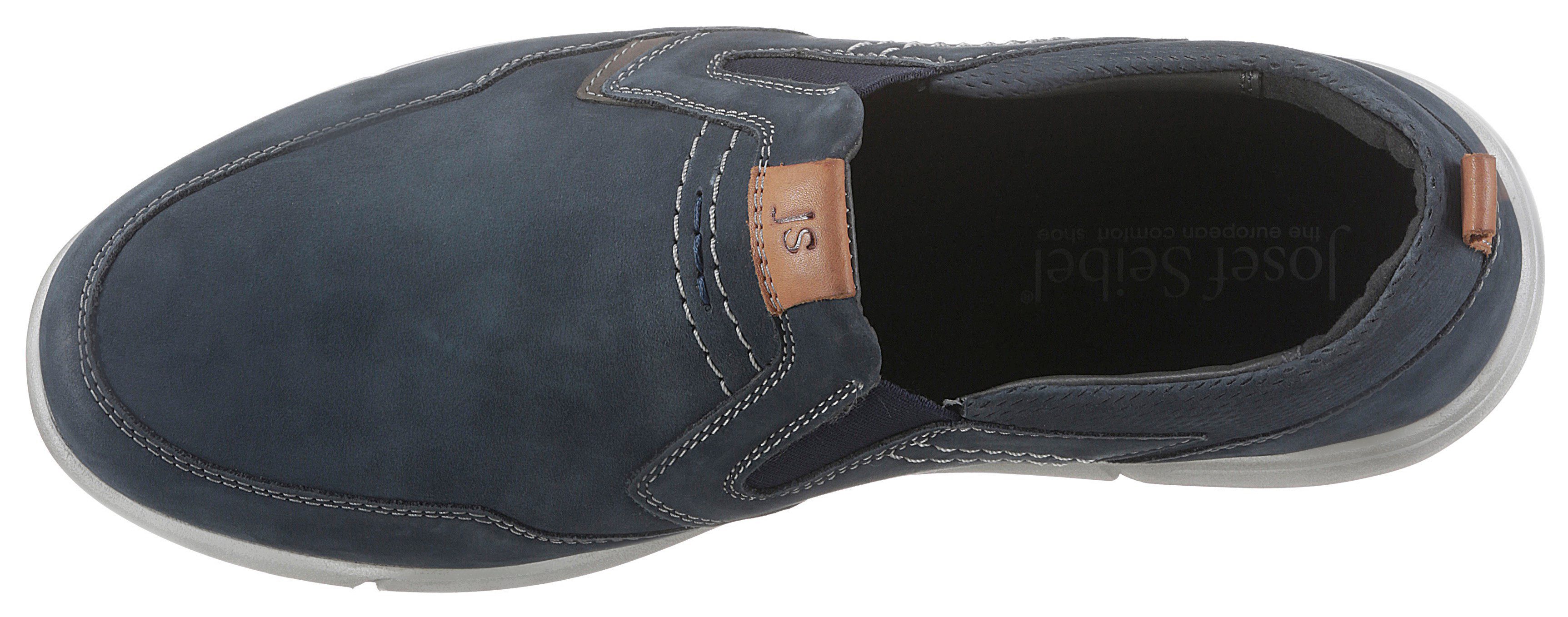 Josef Seibel Instappers Enrico 04 Comfortschoen, instapschoen met subtiele contrastdetails