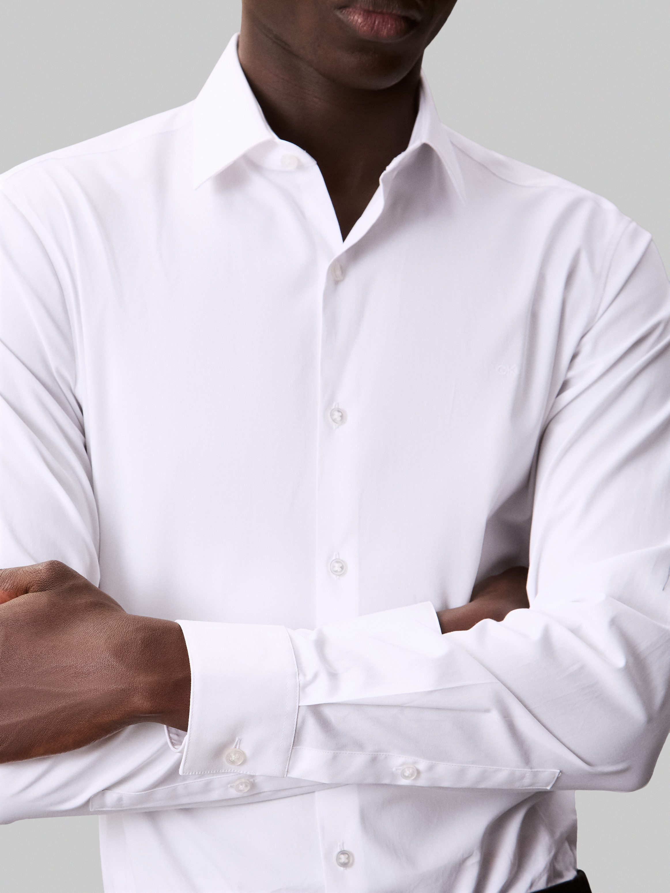 Calvin Klein Businessoverhemd SLIM ESNTL POPLIN NOS STR SLD