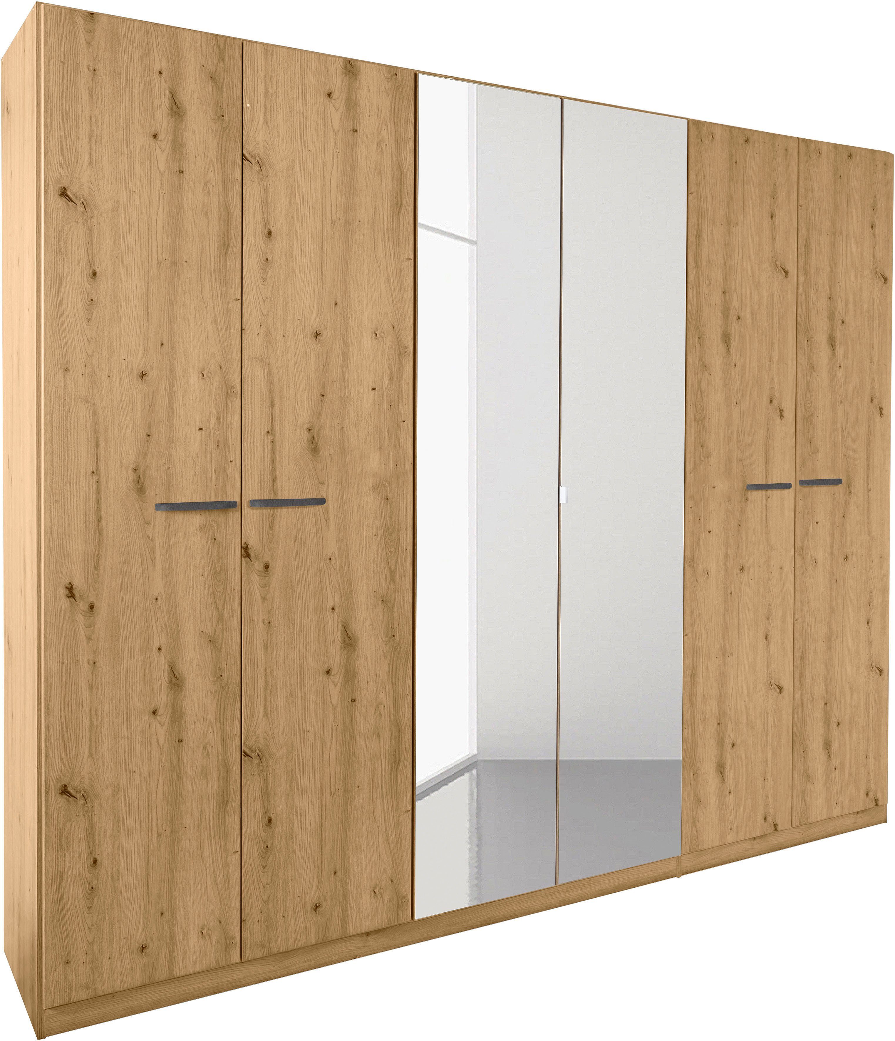rauch Draaideurkast Kledingkast kast garderobe TOPSELLER OTELI incl. binnenindeling met 3 binnenlades extra planken optioneel met spiegel made in germany