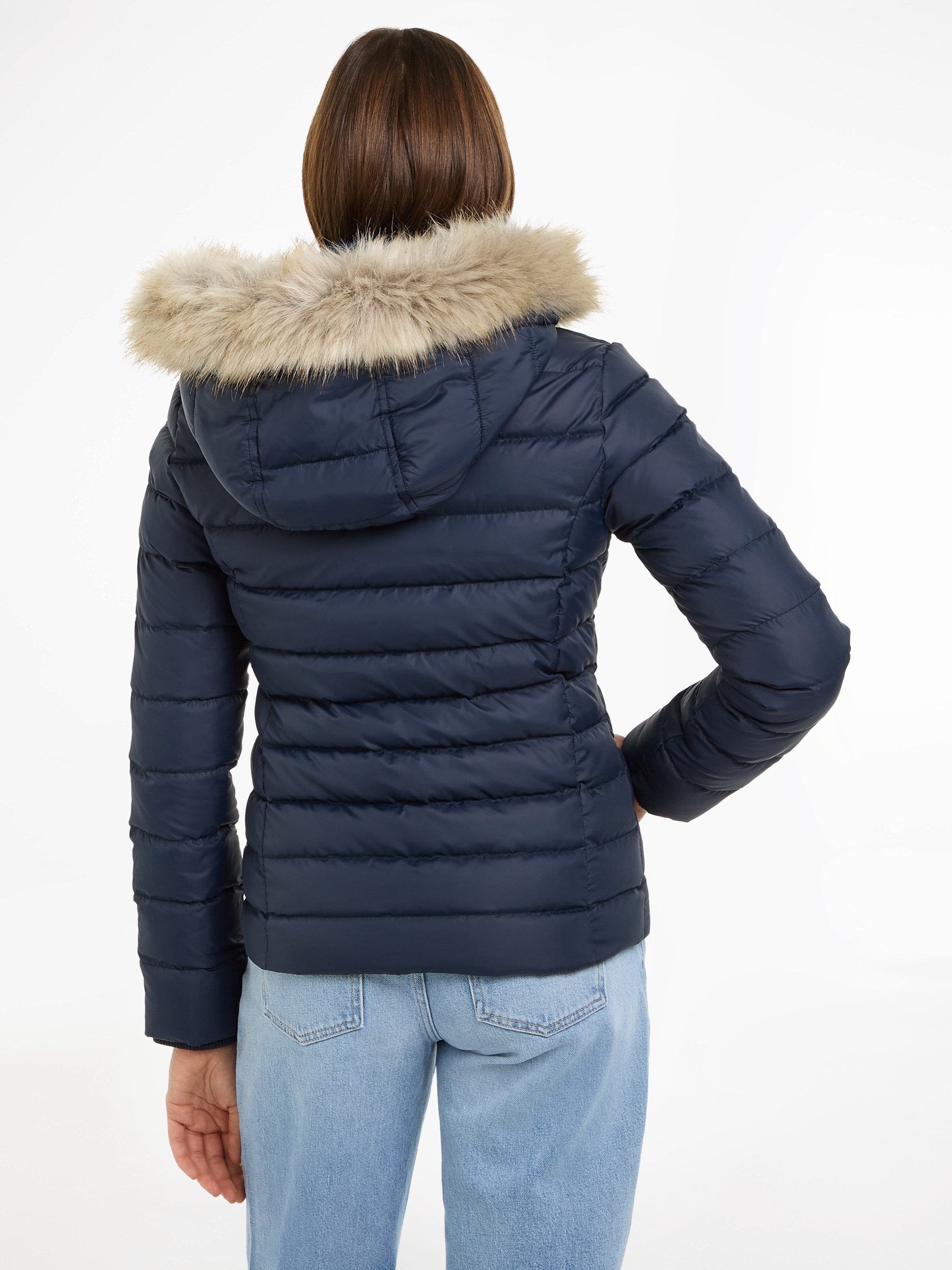 TOMMY JEANS Gewatteerde jas TJW BASIC HOODED DOWN JACKET EXT