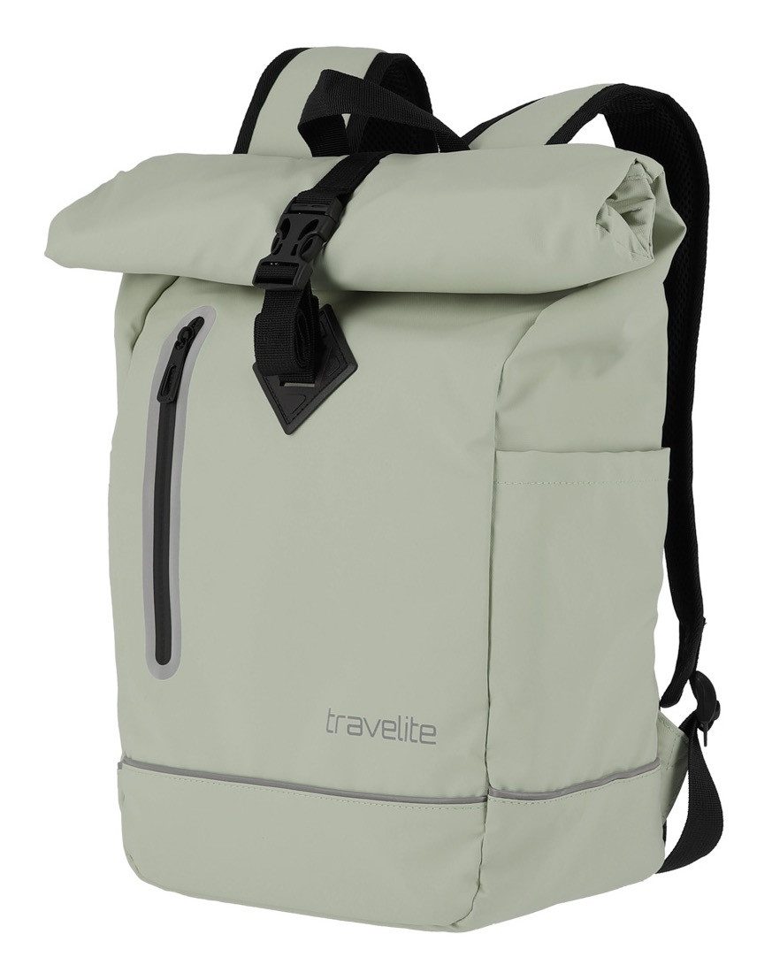 travelite Vrijetijdsrugzak BASICS roll-up rugzak zeil Wandelrugzak Reisrugzak Streetpack Werkrugzak