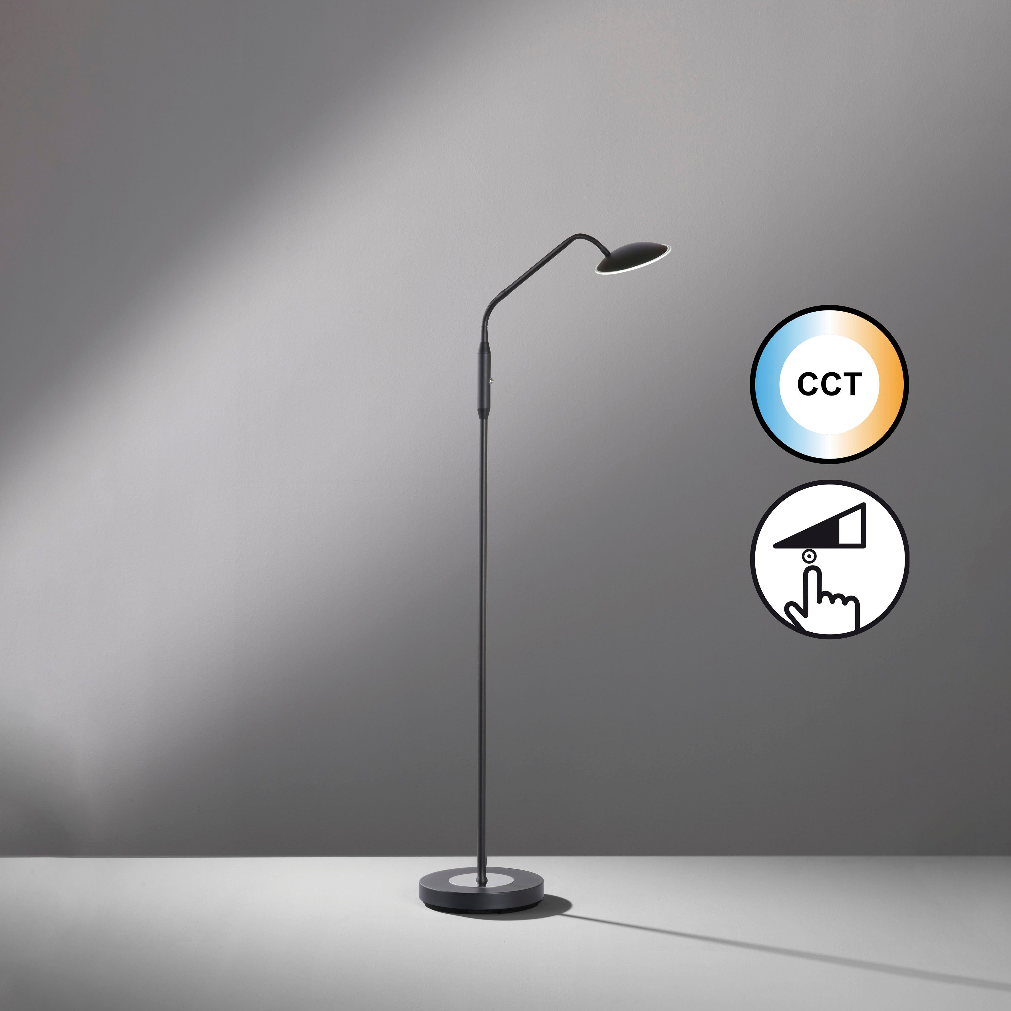 Honsel Leuchten Staande lamp Tallri duurzame led, dimbaar