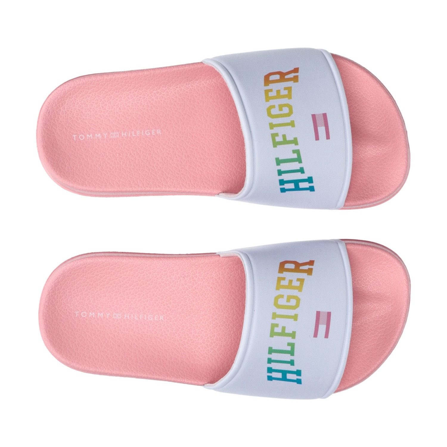 Tommy Hilfiger Badslippers , pool slides, badeschoen met kleurrijk logo