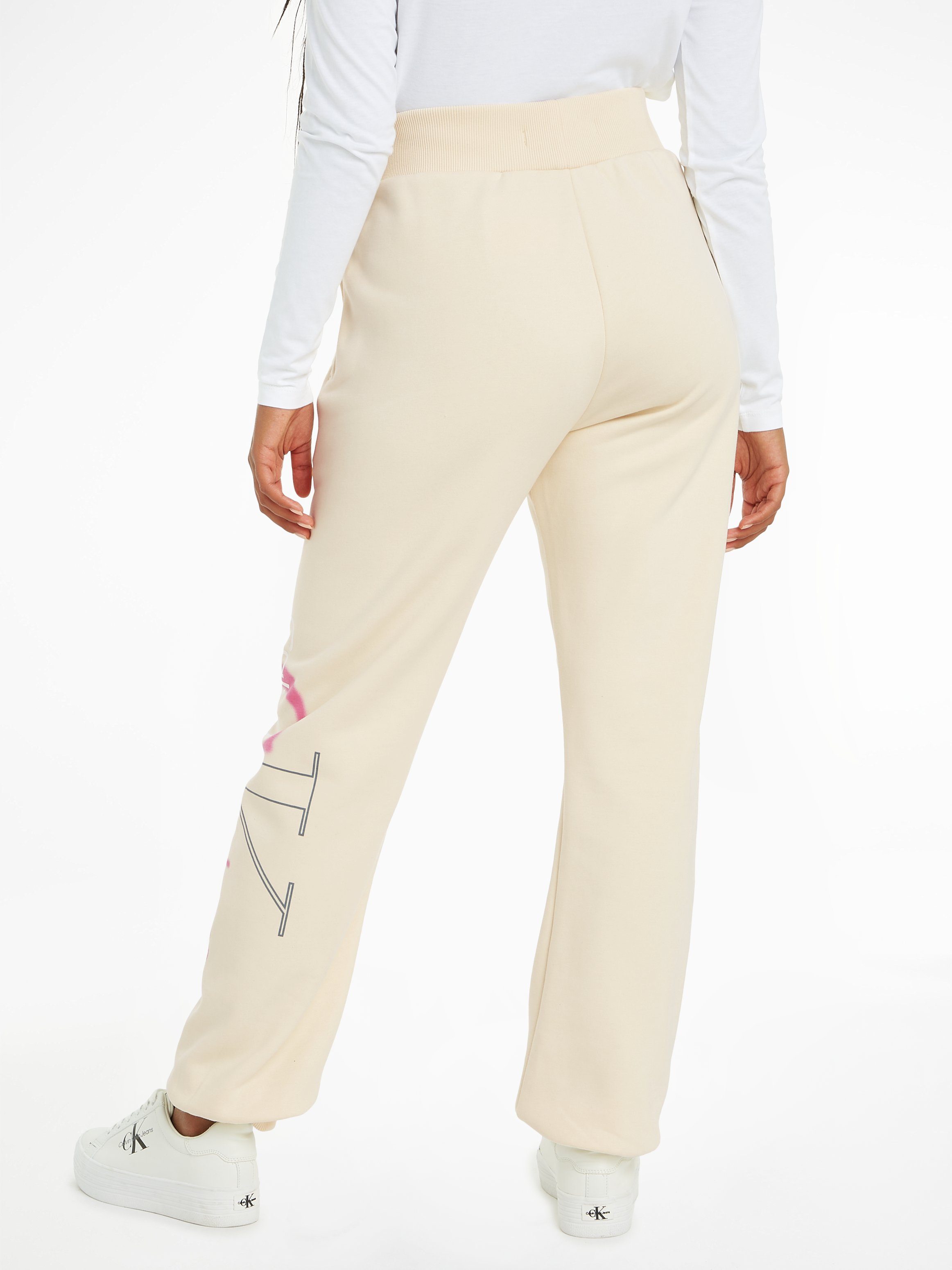 Calvin Klein Sweatpants BOLD MONOLOGO CUFFED PANT