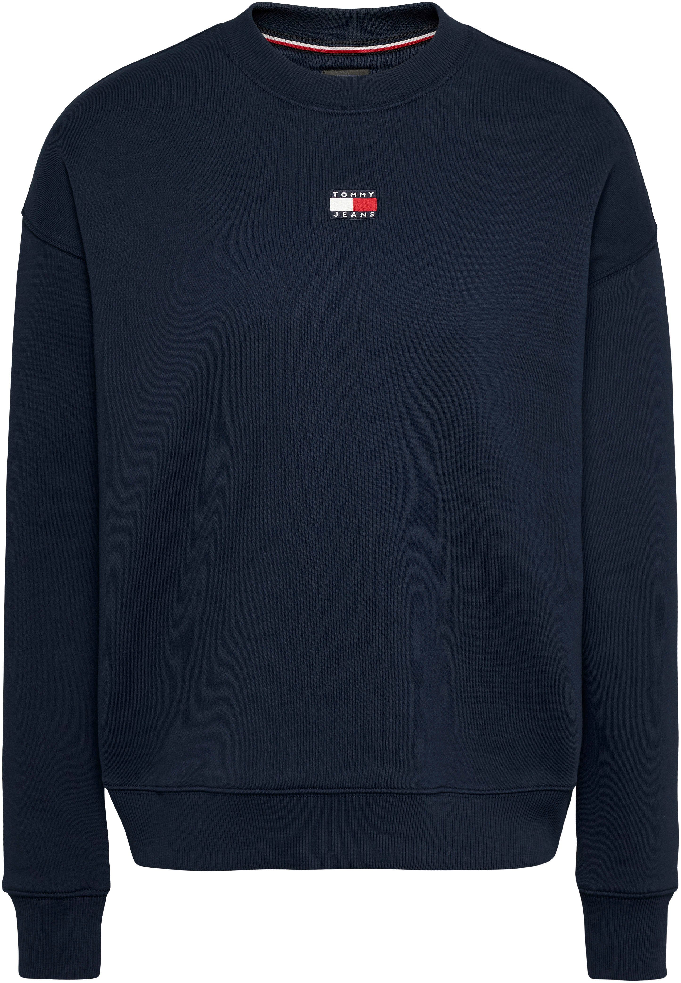 TOMMY JEANS Sweatshirt TJW BXY BADGE met drop-shoulder design en logo aan de voorkant