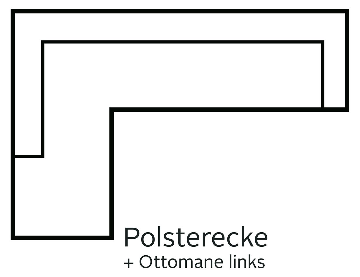Home affaire Hoekbank MARSEILLE 278/202 cm, L-vorm, ottoman rechts/links, verschillende bekledingen