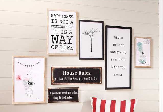 BLOOMINGVILLE Artprint met lijst 30x60 cm BLOOMINGVILLE Artprint met lijst 30x60 cm