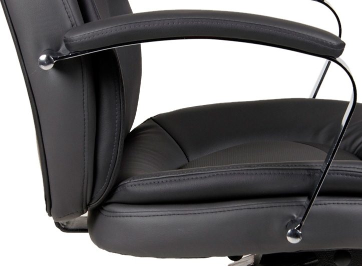 Duo Collection Bureaustoel Matte XXL met gestoffeerde armleuningen
