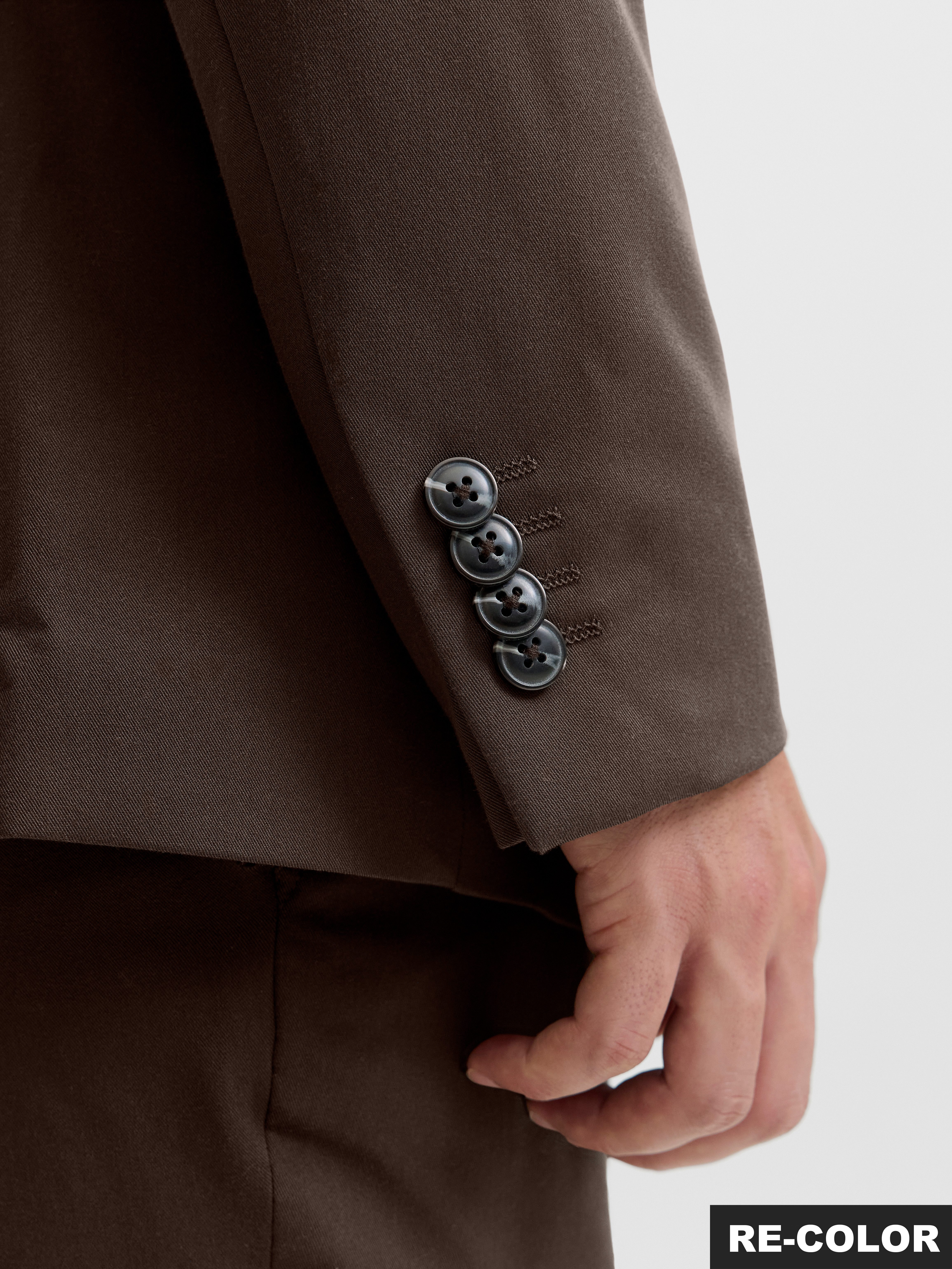 Jack & Jones Pak JPRFRANCO Extra smal, onderhoudsvriendelijk, stijlvol met vallende revers (set, 2-delig)