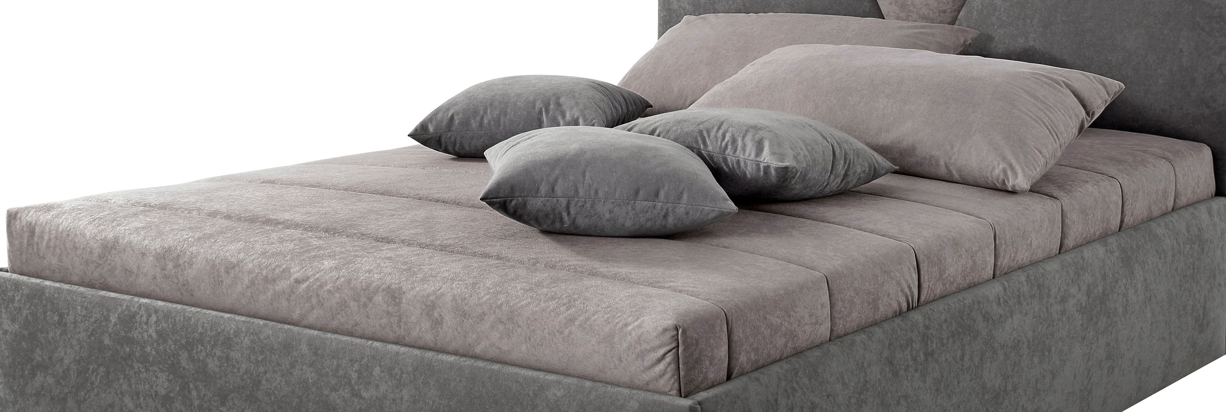 Westfalia Polsterbetten Sprei spreien maat 190 cm x 220 cm grijs