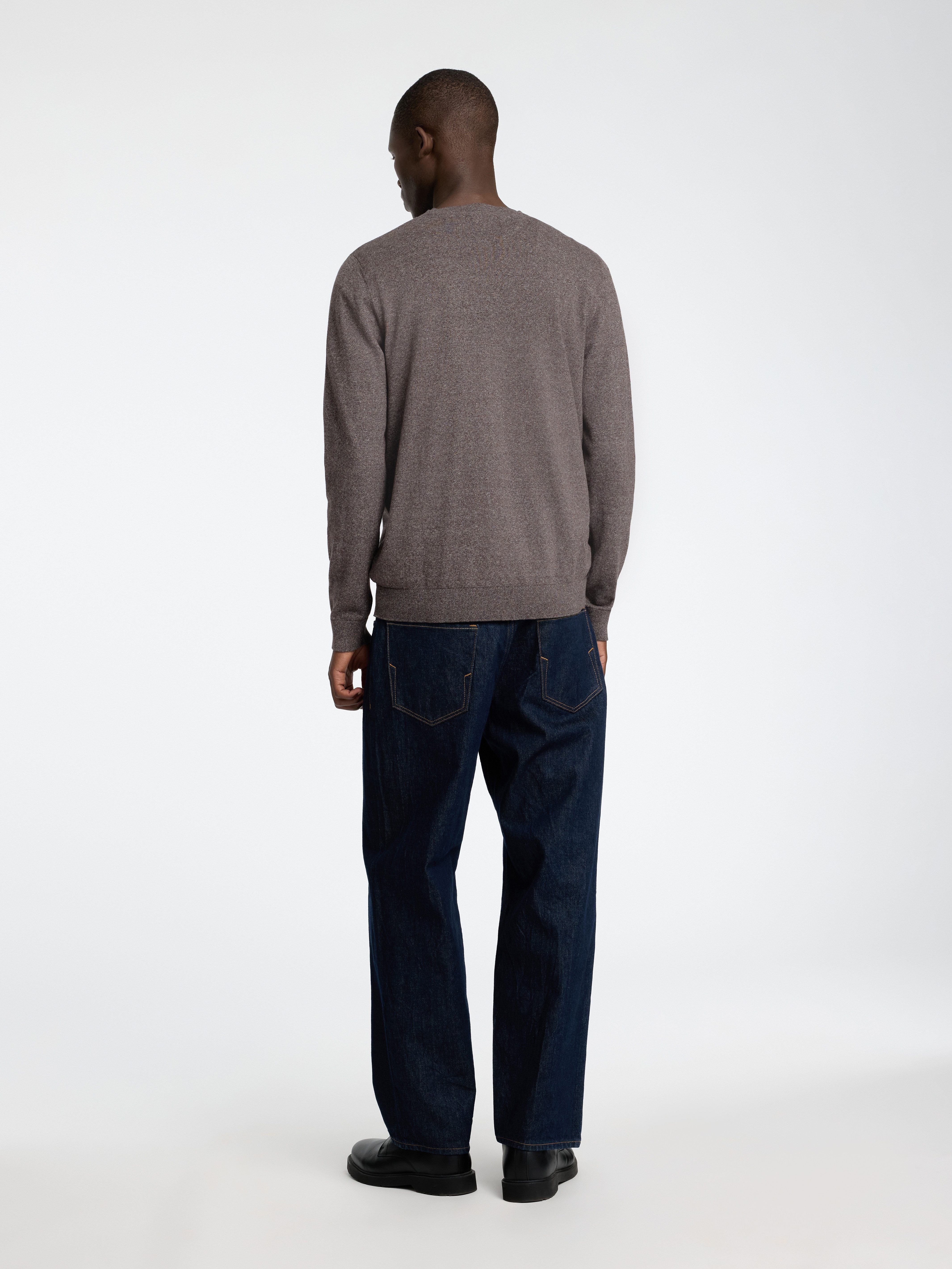SELECTED HOMME Gebreide trui SLHBERG CREW NECK NOOS
