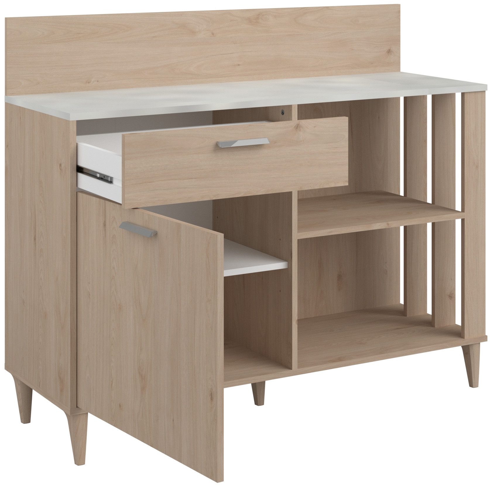 Parisot Kastenset Gala 2 decoratieve claustra aan de zijkanten van de bovenste vakken (set, 2 stuks)