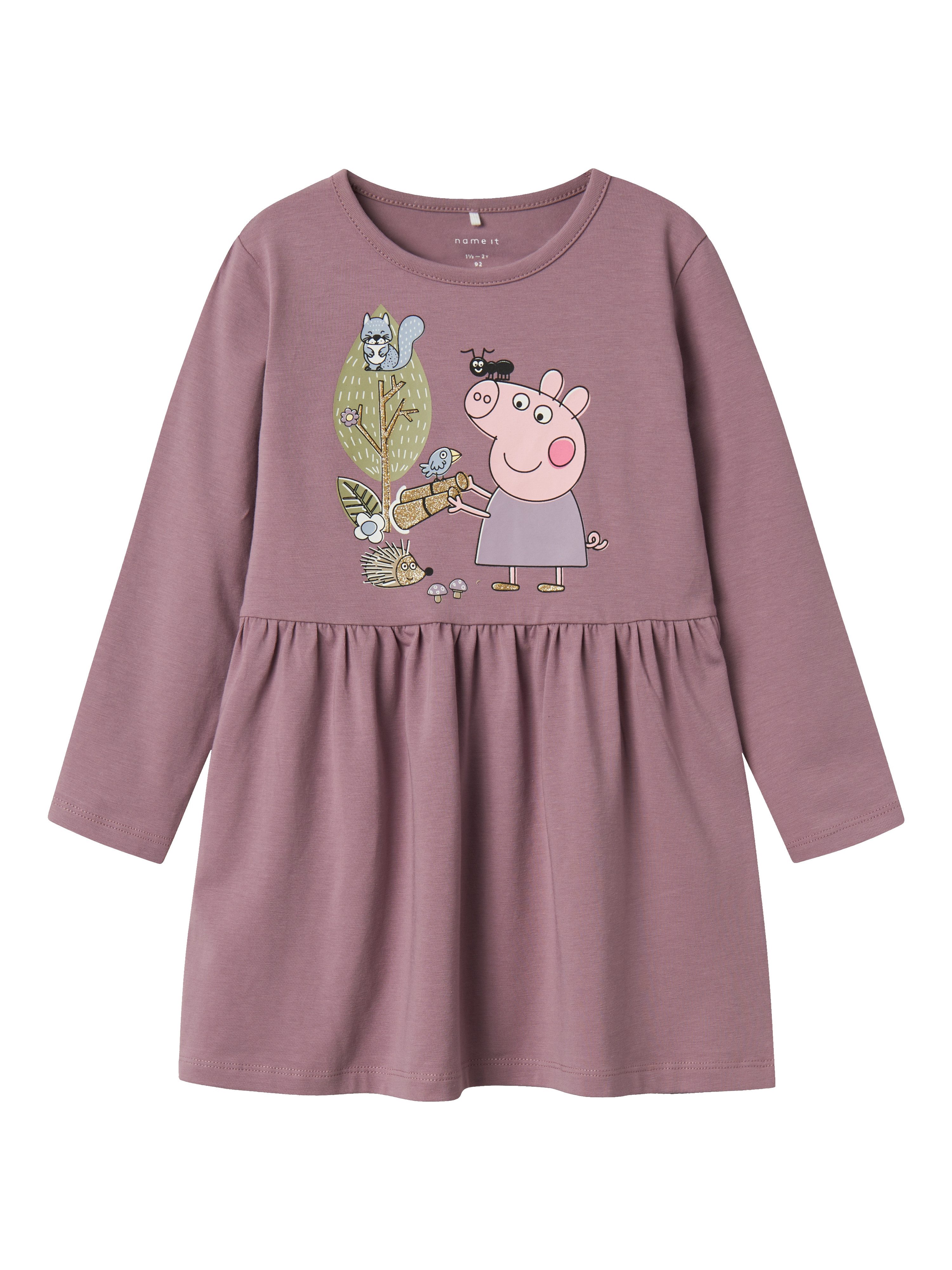 Name It Midi-jurk NMFDYFFI PEPPA LS DRESS NOOS CPLG