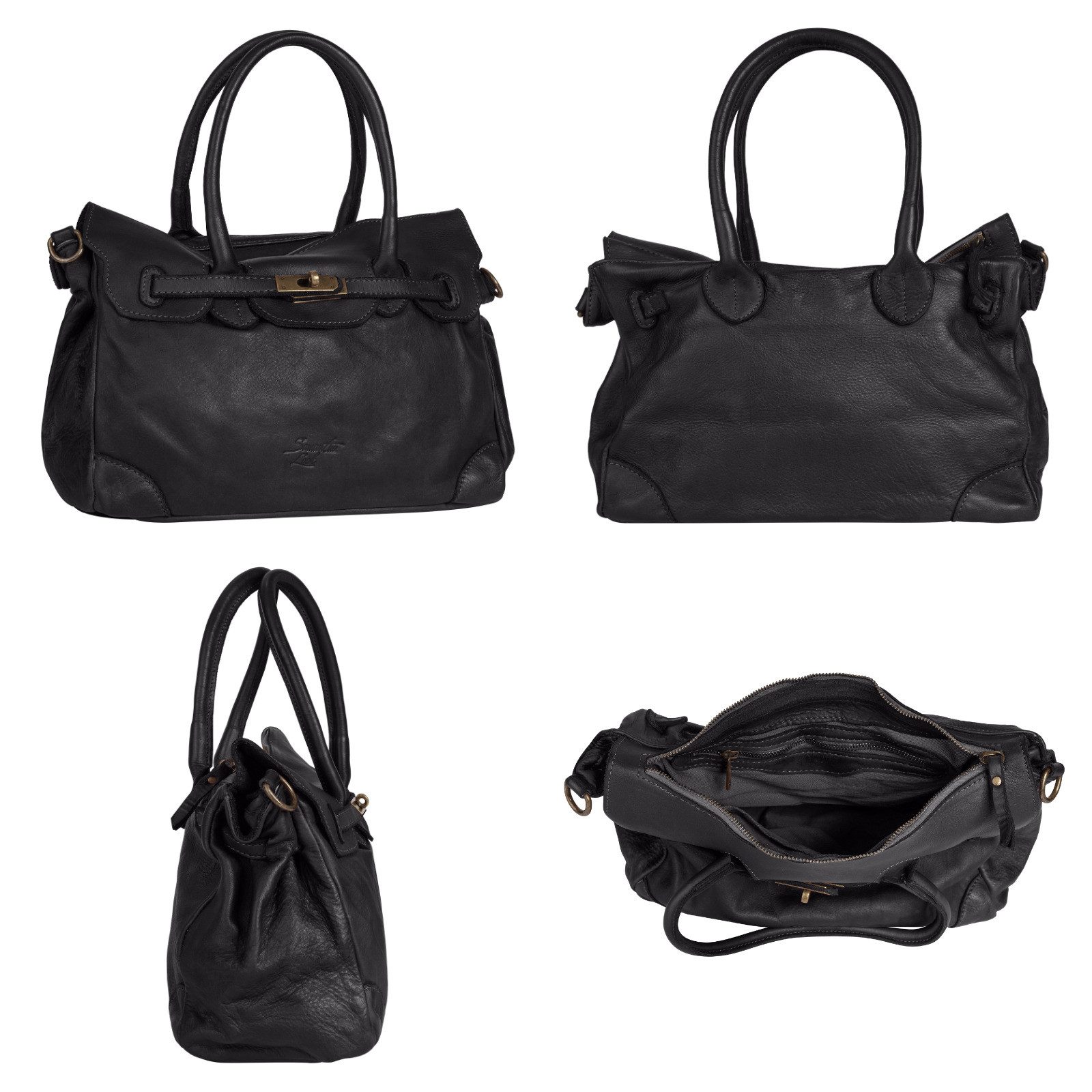 Samantha Look Shopper echt leer, made in italy