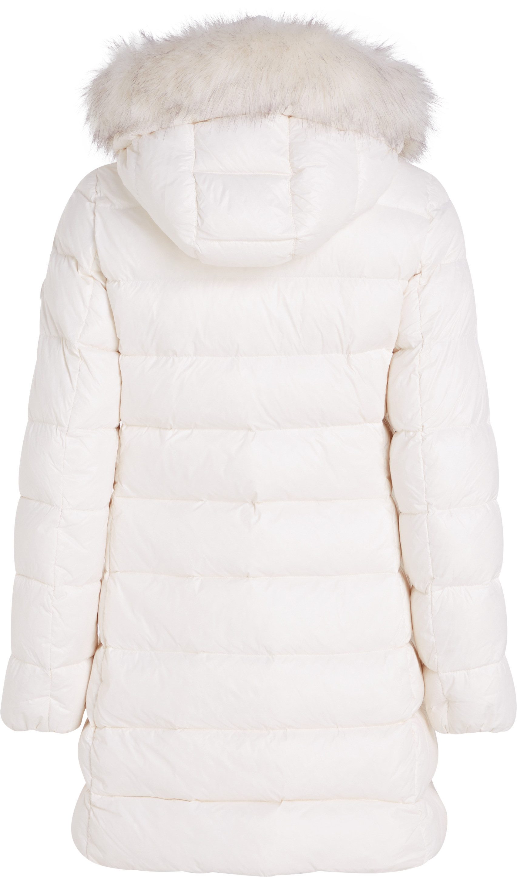 Tommy Hilfiger Lange jas met gestempeld logo