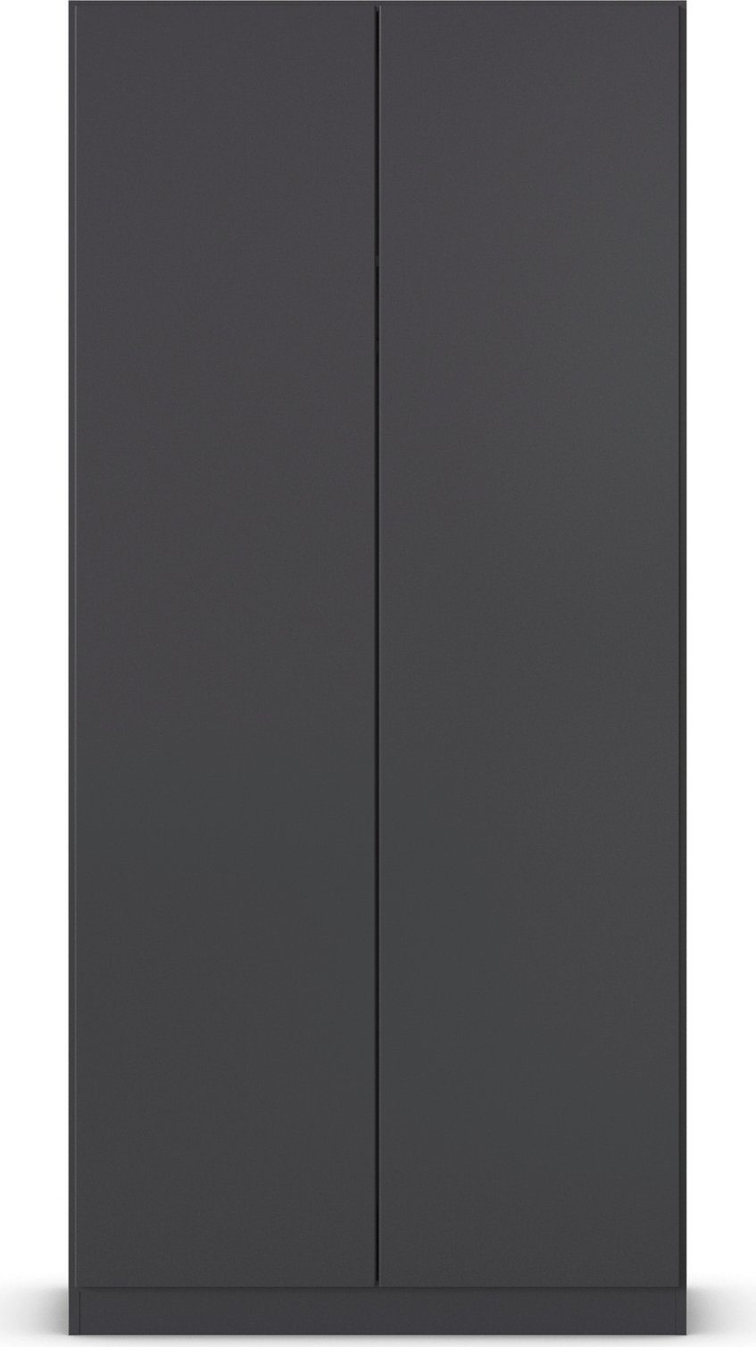 rauch Draaideurkast Kledingkast kast garderobe waskast COSTA breedte 91 cm met greeploze voorkant en push-to-open functie made in germany