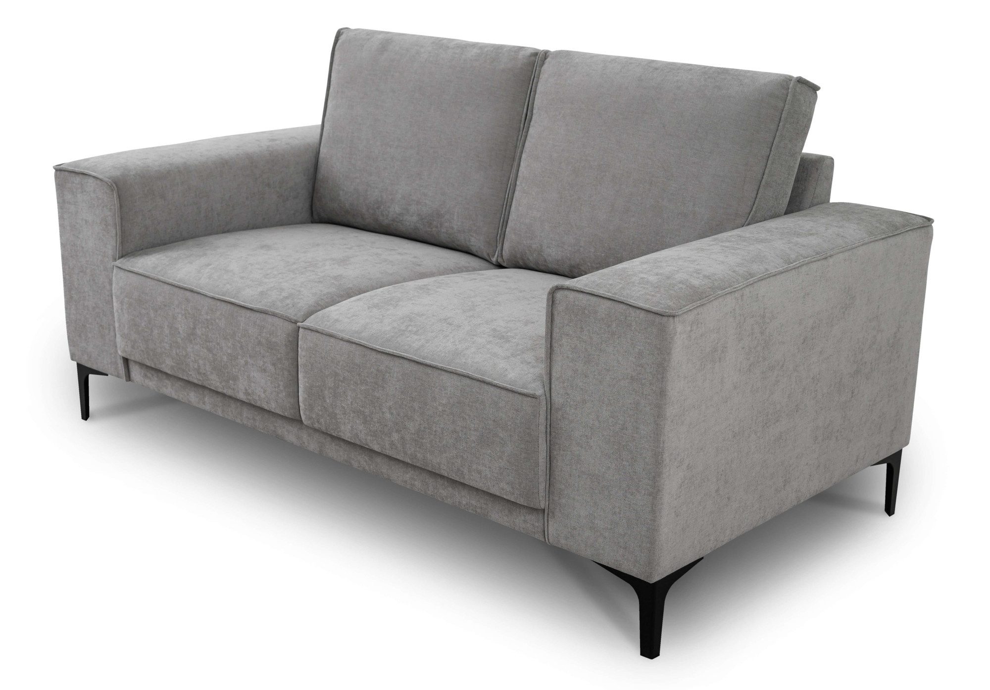 Places of Style 2-zitsbank Compact bank Oland, structuur, platweefsel, luxe microvezel, bouclé