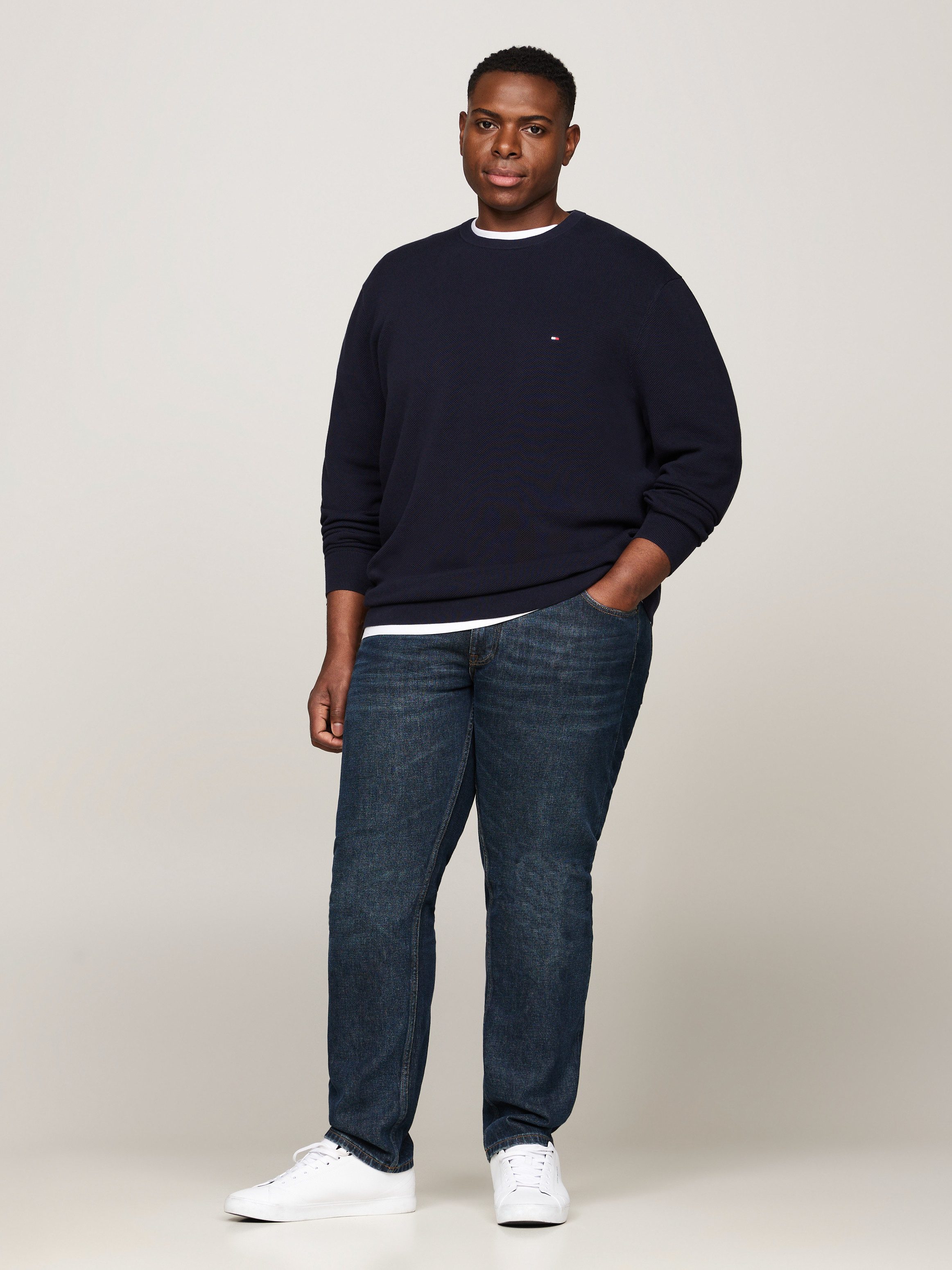 Tommy Hilfiger Trui met ronde hals BT-ESSENTIAL STRUCTURE CREW NECK